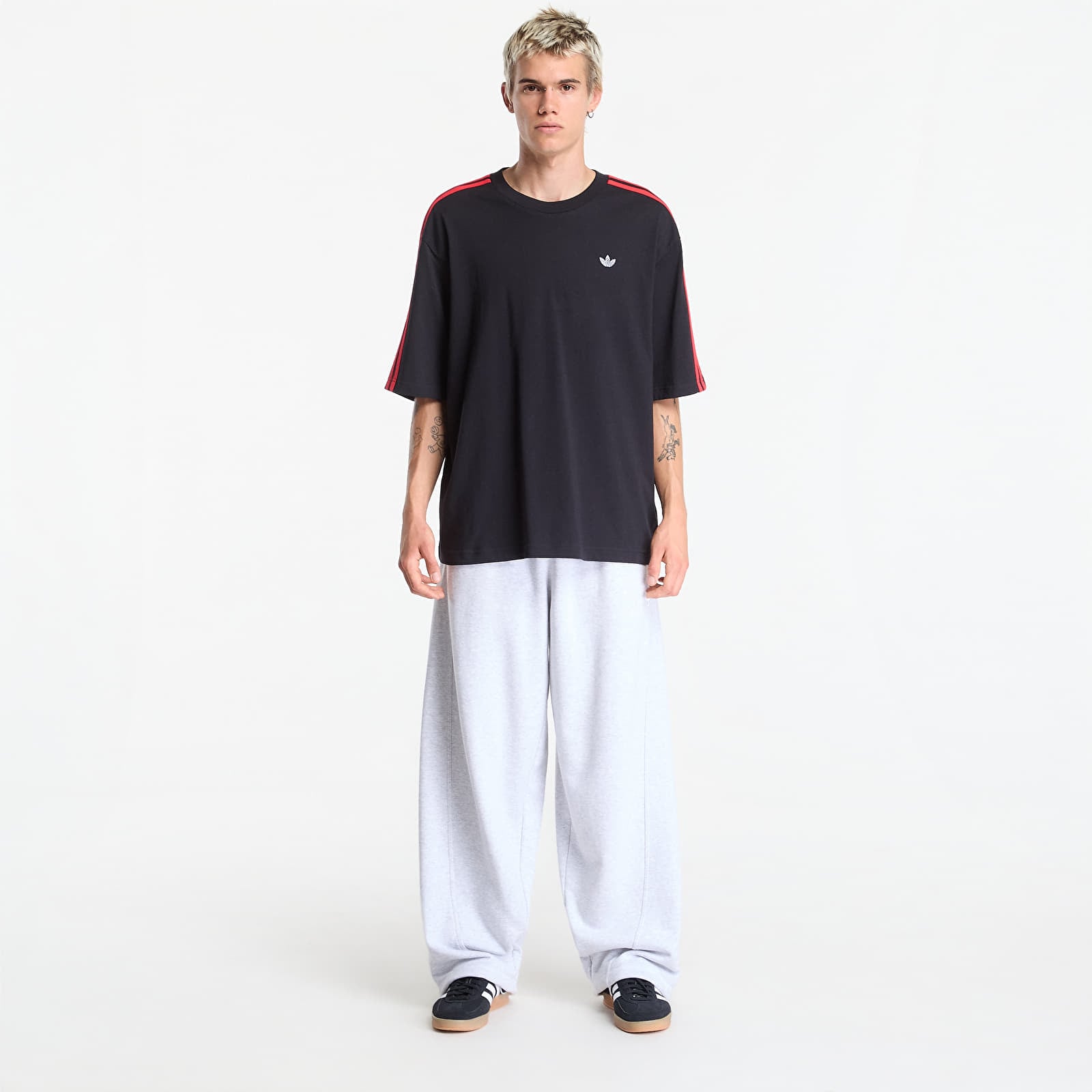 T-shirts homme adidas Zebra Infill T Black