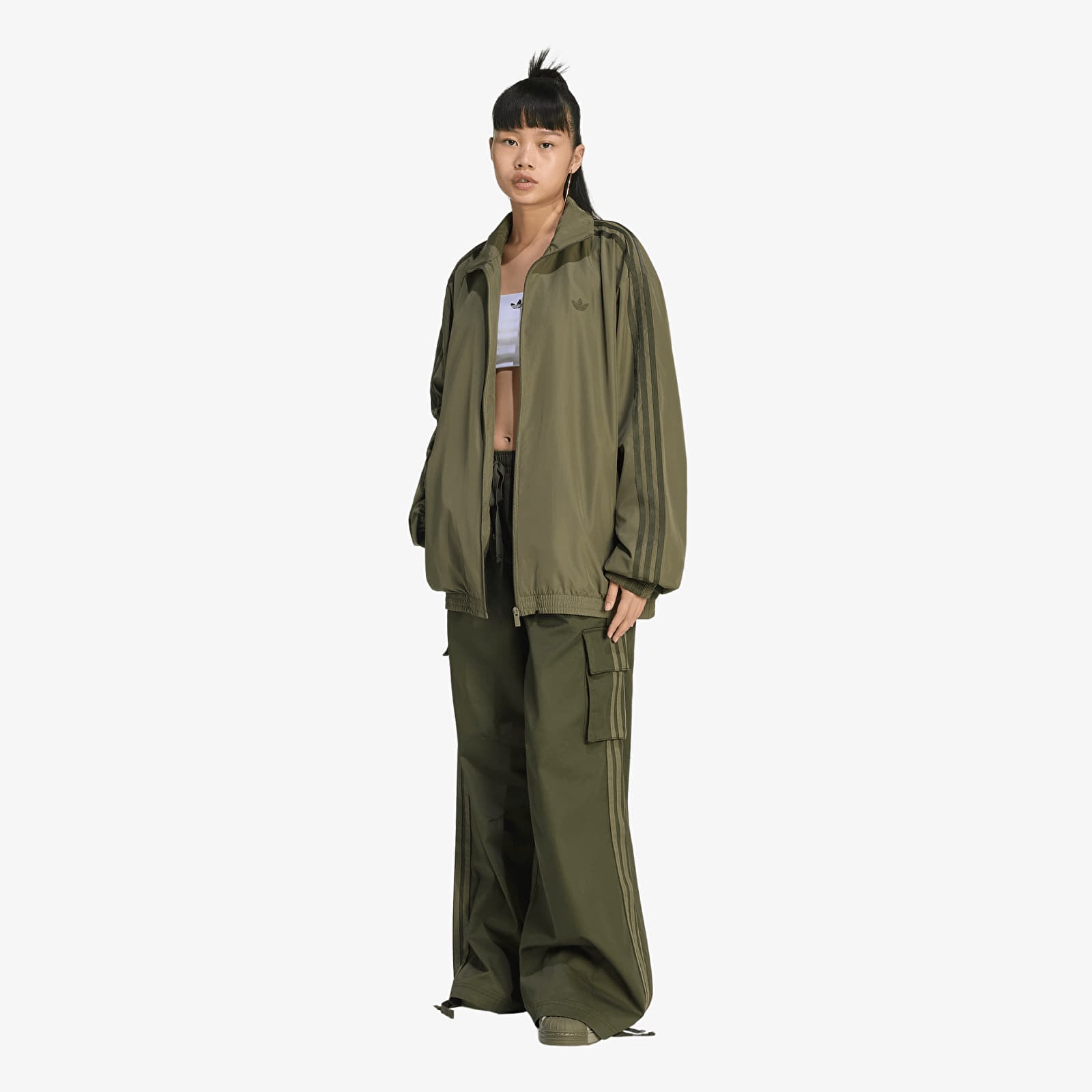 Vestes  adidas Firebird Adilenium Track Top Olive Strata/ Night Cargo