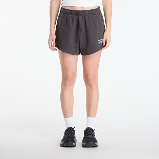 Calções New Balance Trackside French Terry Short Black Cement