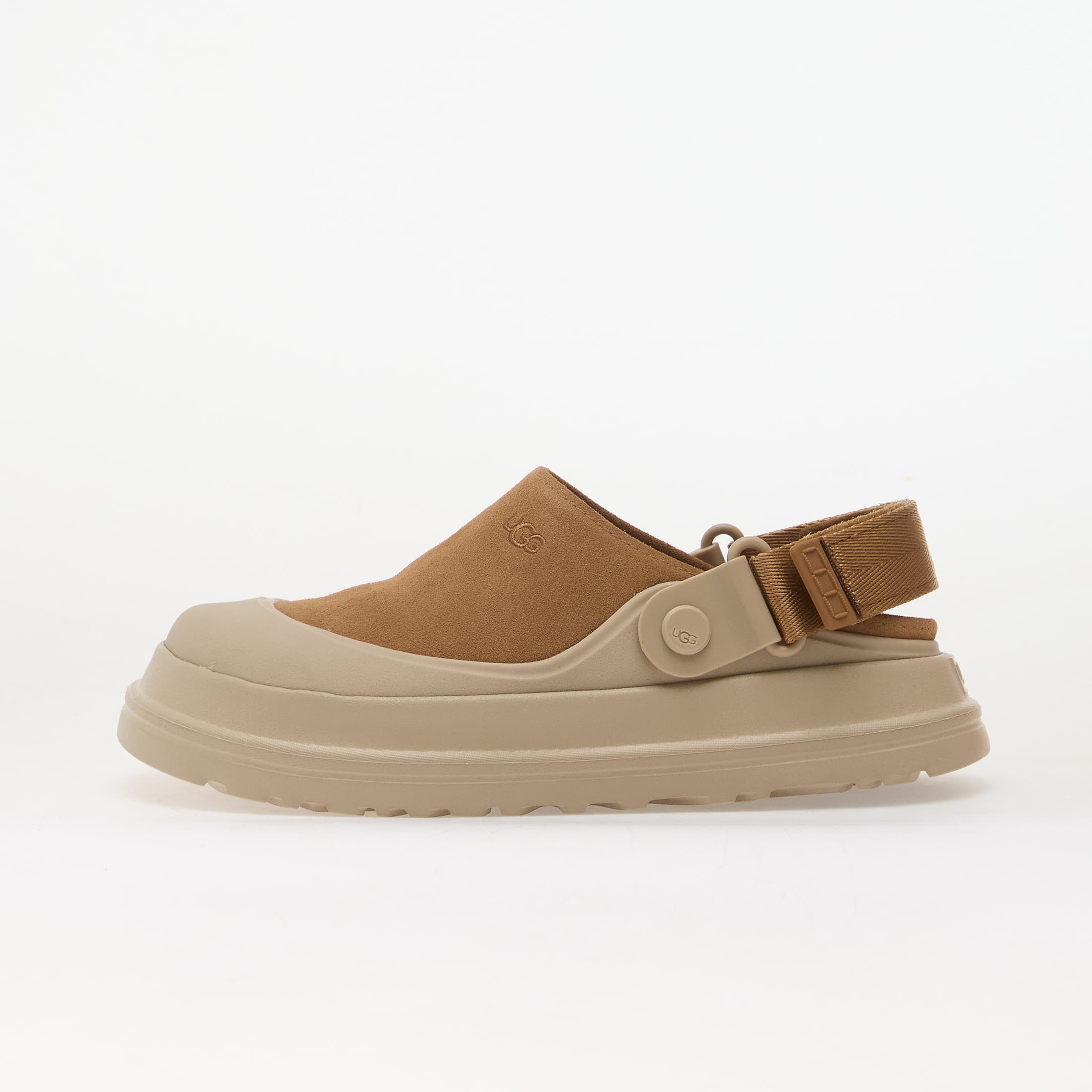 UGG W Goldenglow Suede Clog Chestnut 6