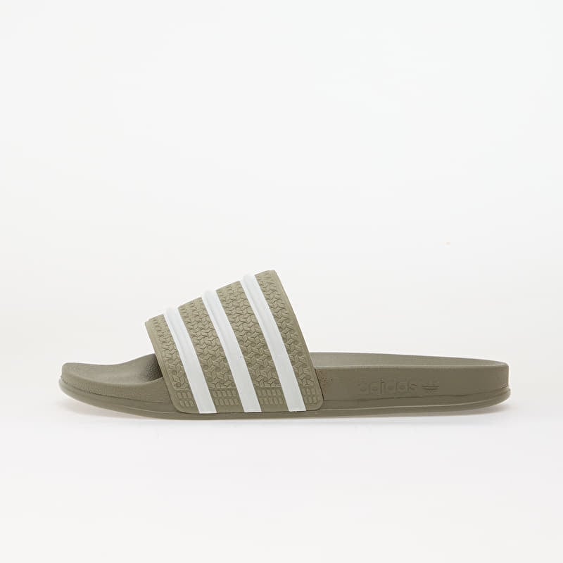 adidas Adilette OG Cf Slides Silver Pebble/ Ftwr White/ Ftwr White