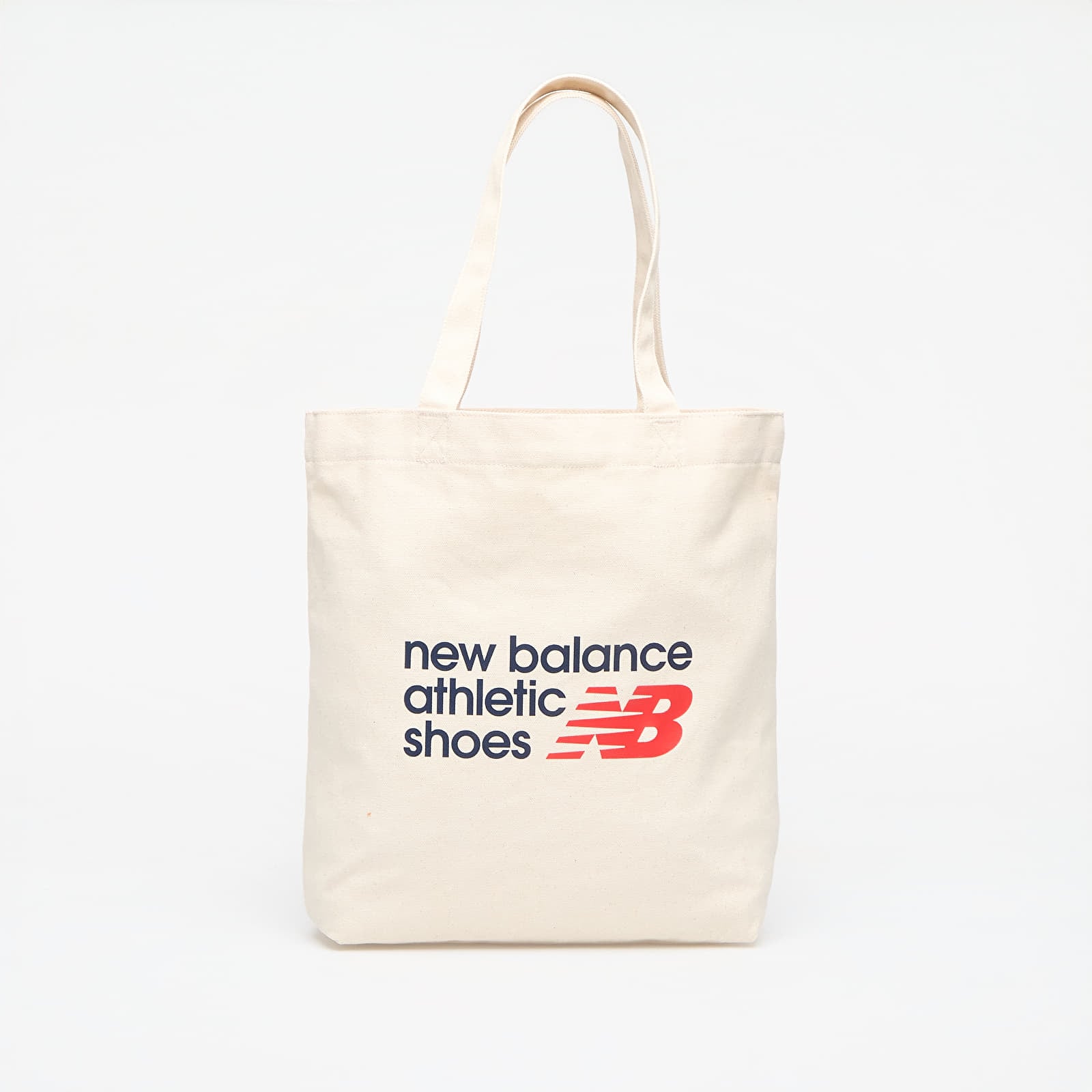 Мъжки чанти за рамо New Balance NB Athletics Graphic Tote Sea Salt/ Nb Navy/ Te Red