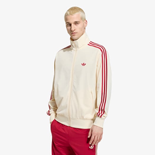 Mikina adidas Firebird Track Jacket Warm Vanilla/ Team Victory Red