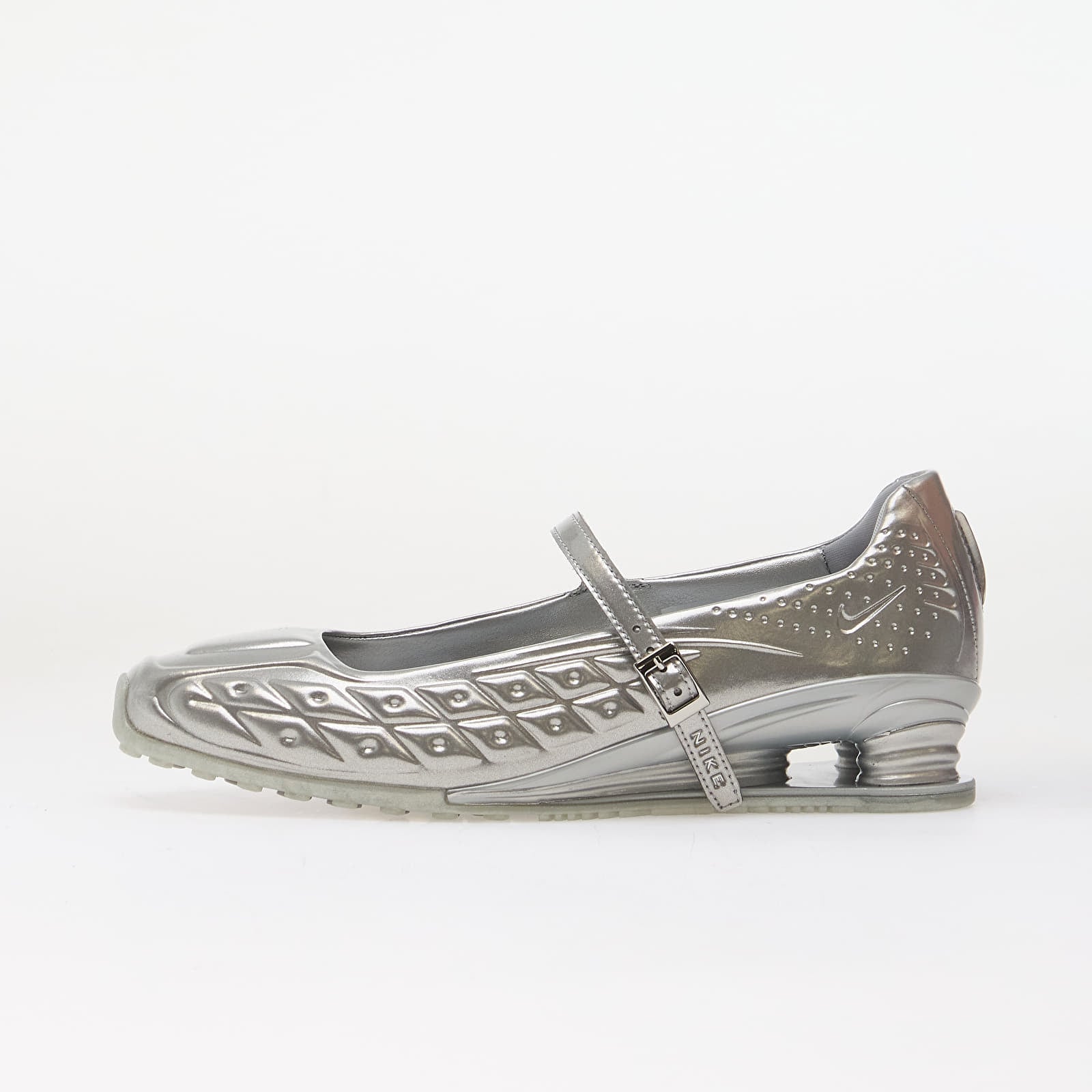 Joggesko og sko for kvinner Nike Shox Z Calistra Metallic Silver/ Metallic Silver