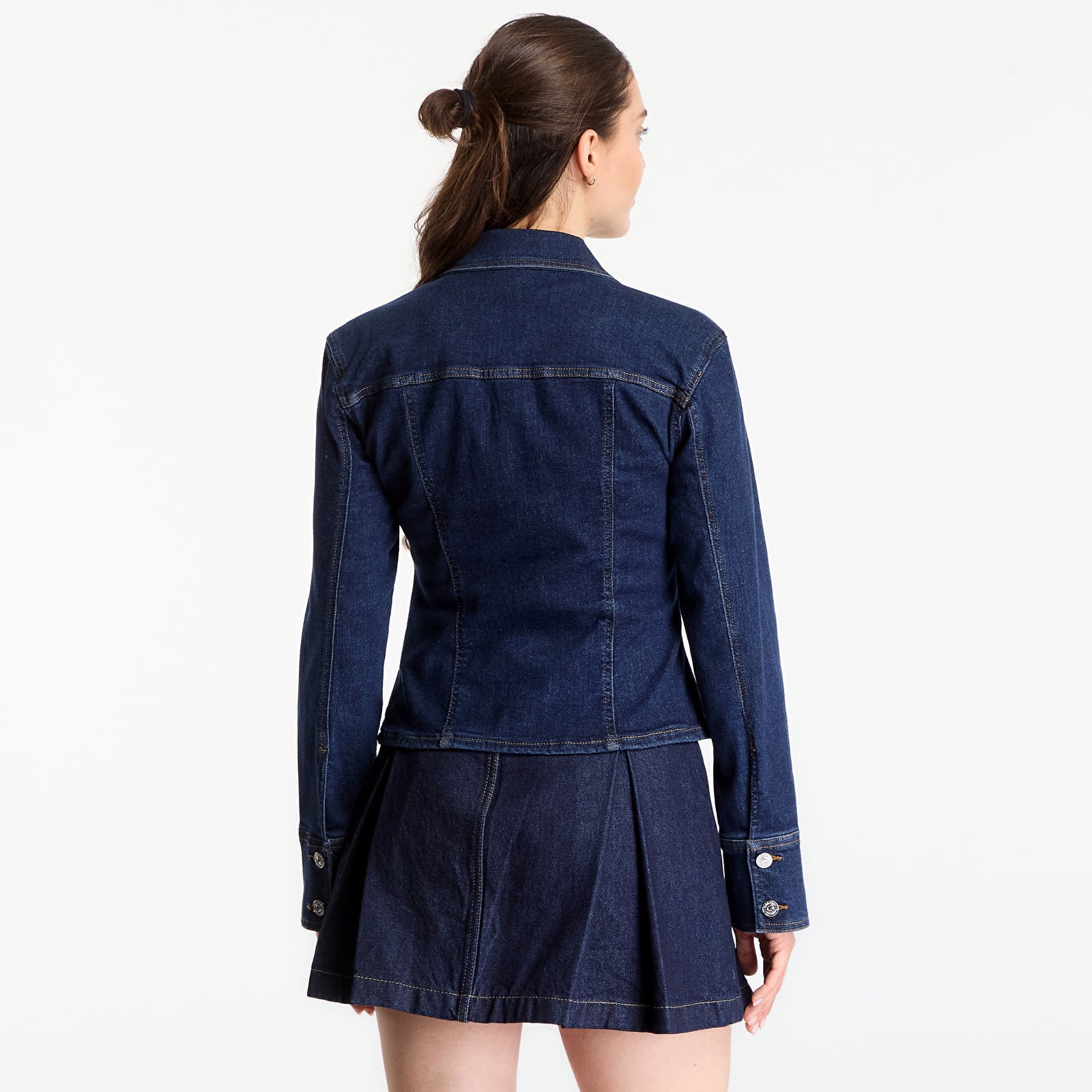 Overhemden Calvin Klein Jeans Sculpt Trucker Shirt Classic Rinse