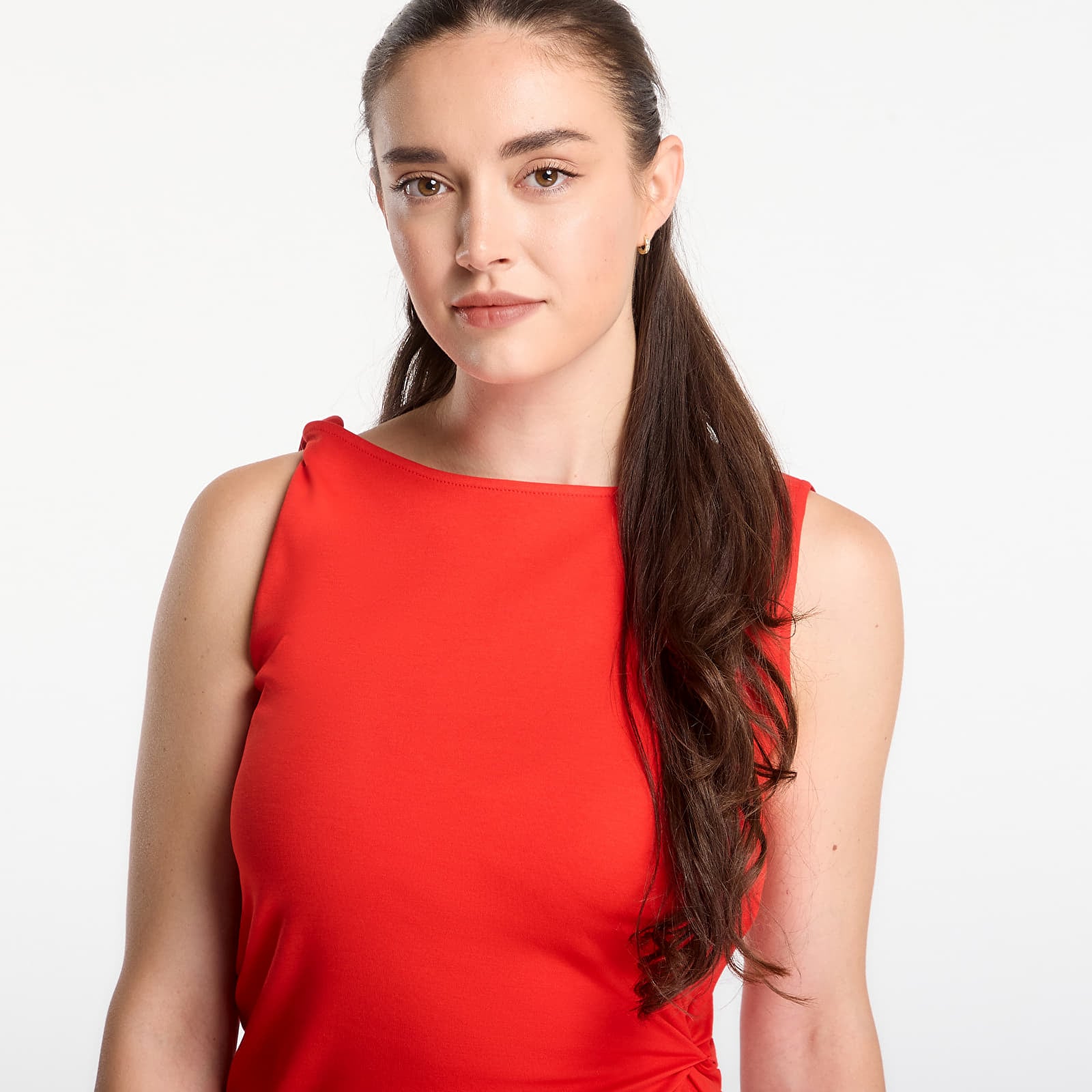 Robes Tommy Hilfiger Interlock Knot Detail Dress Fire Red