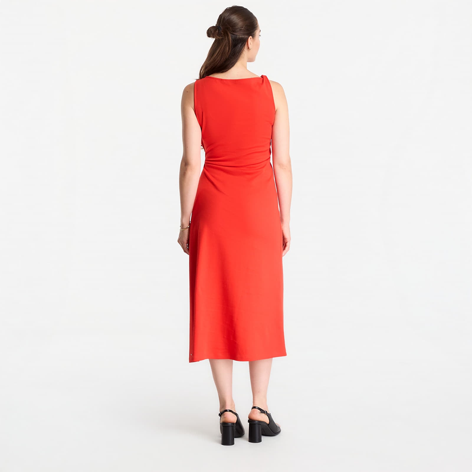 Robes Tommy Hilfiger Interlock Knot Detail Dress Fire Red