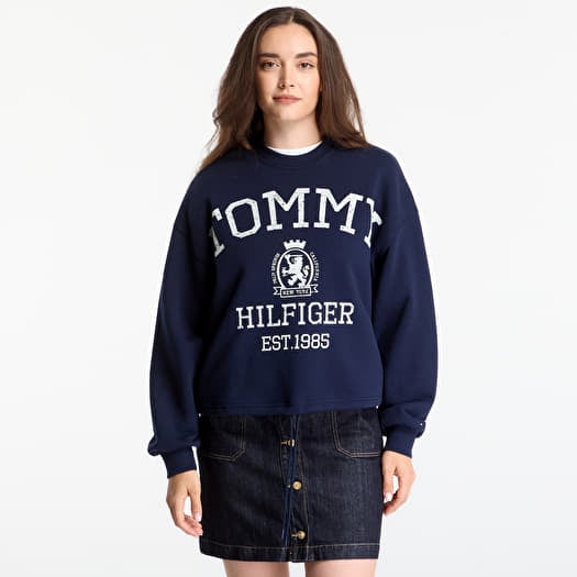 Sweatshirt Tommy Hilfiger Varsity Crest Mdrn Sweatshirt Dark Night Navy