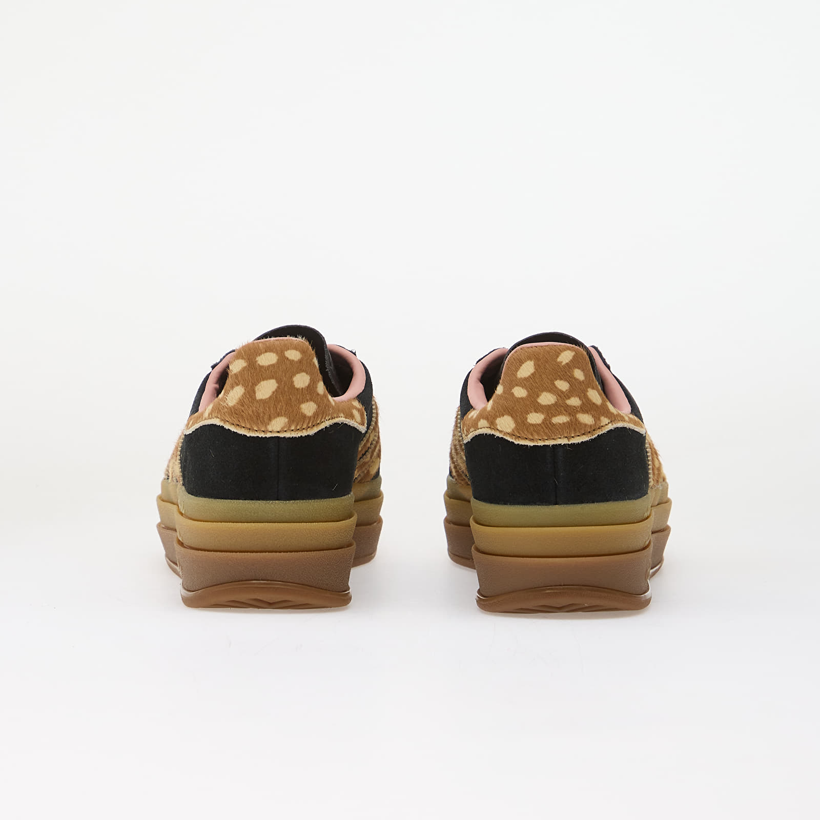 Naisten lenkkarit ja kengät adidas Gazelle Bold Core Black/ Brown Desert/ Wonder Mauve
