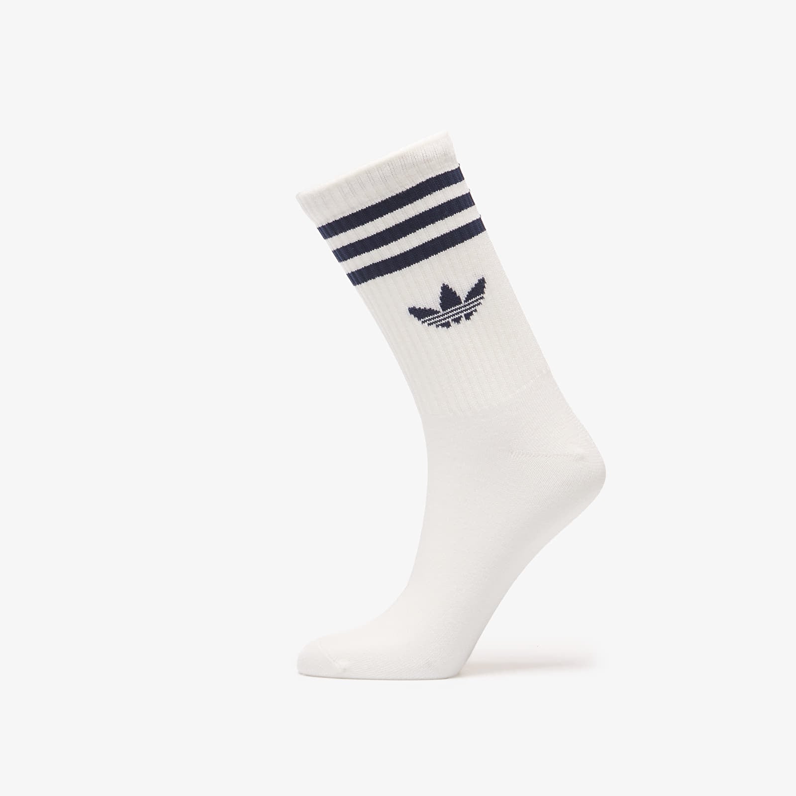 Strumpor för män adidas 3 Stripes Crew Socks 3 Pairs Night Indigo/ Team Victory Red/ Collegiate Green