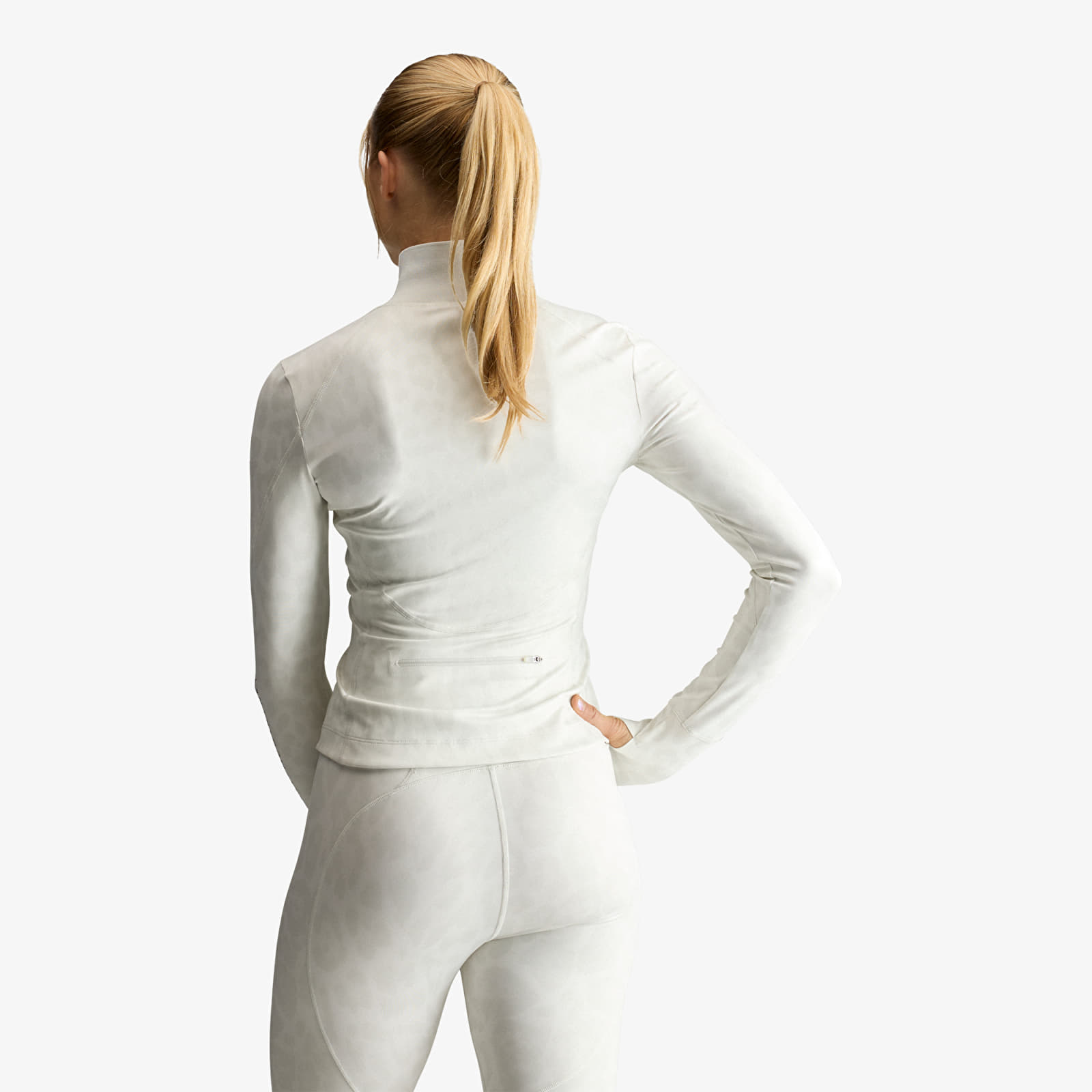 Women's Sweatshirts adidas by Stella McCartney Training Midlayer Printed Core White/ Orbit Grey