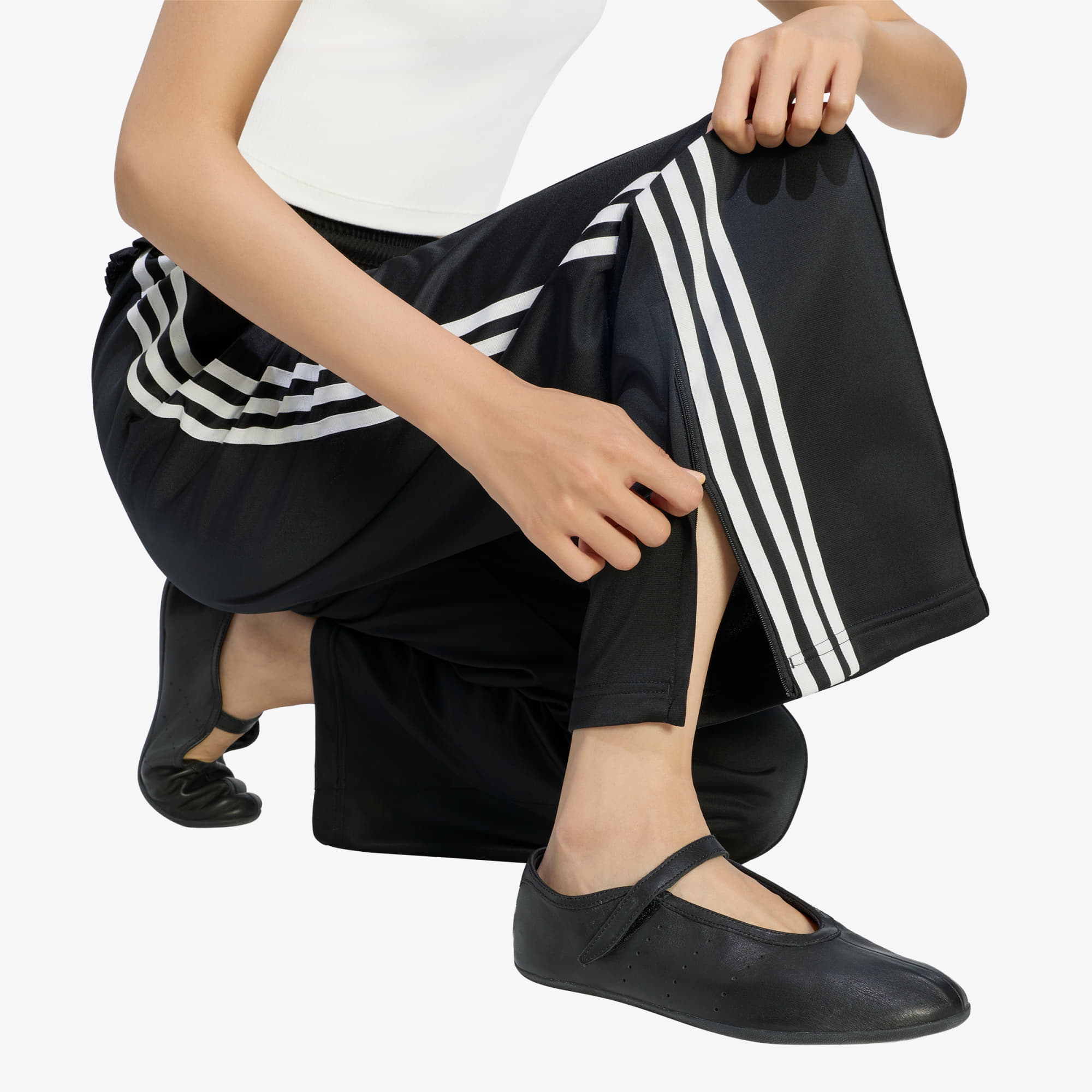 Φόρμα adidas Pleated Firebird Track Pants Black S