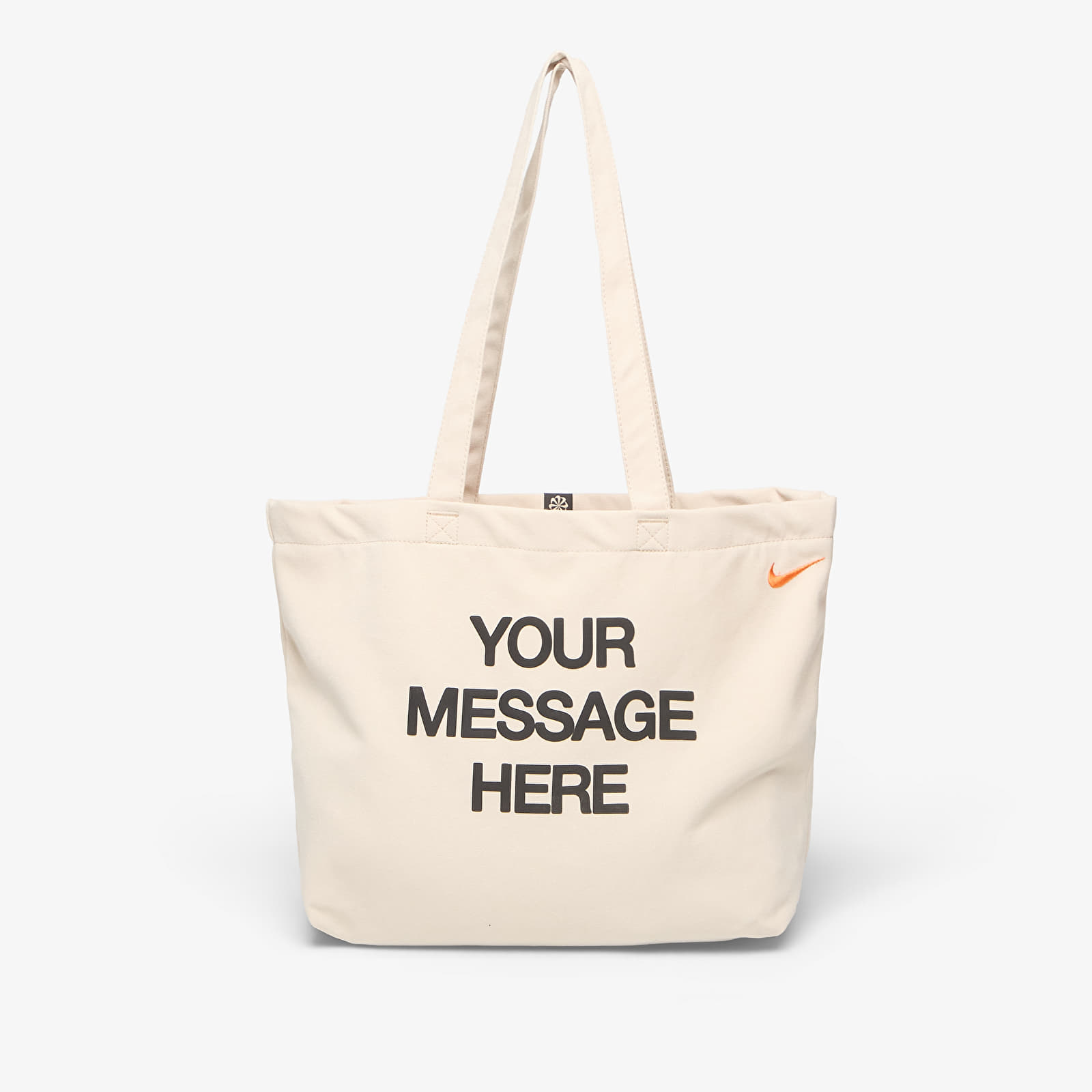 Meeste õlakotid Nike Heritage "Your Message Here" Tote Bag 22L Oatmeal/ Safety Orange/ Safety Orange