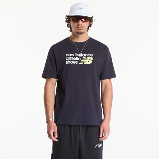 T-shirt New Balance Athletics Premium Relaxed Chest Logo T-Shirt Dark Night