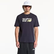 New Balance Athletics Premium Relaxed Chest Logo T-Shirt Dark Night