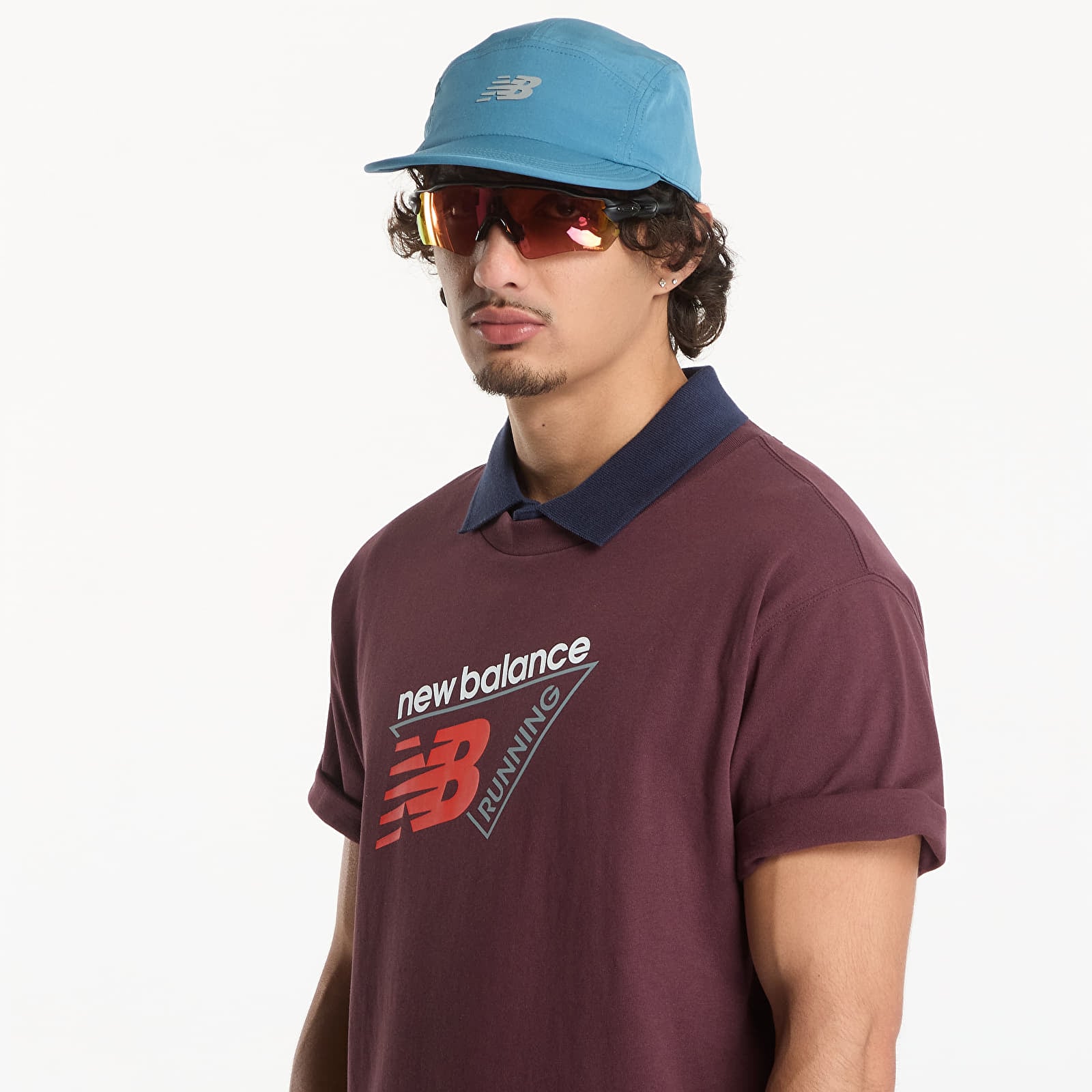 Мужские футболки New Balance Classic Tri-Logo T-shirt Cherry Leather