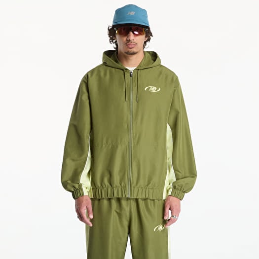 Veste New Balance Trackside Woven Jacket Sport Green/ Fennel Seed