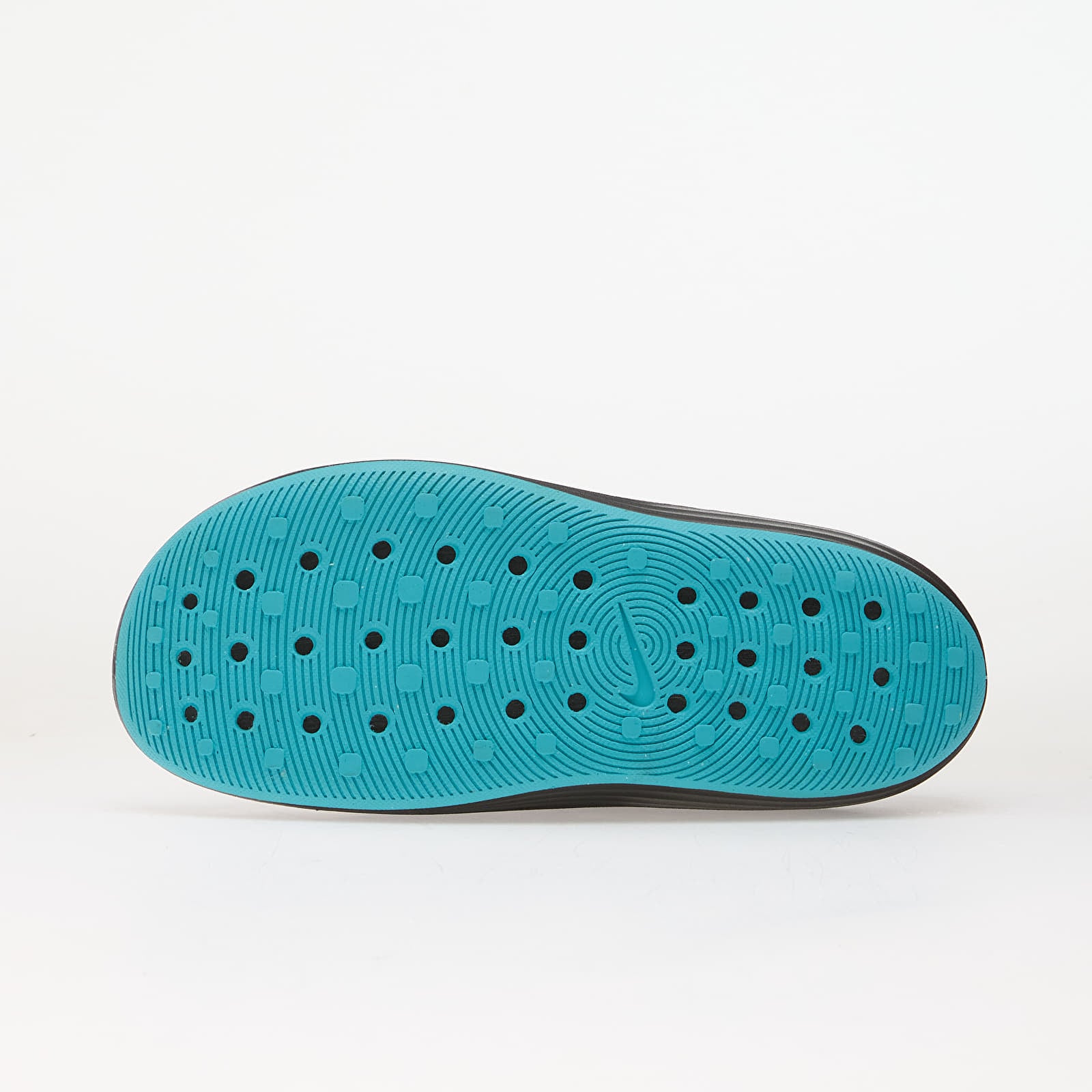 Ténis e sapatos para homem Nike ReactX Rejuven8 Men's Slides Black/ Metallic Silver-Gamma Blue