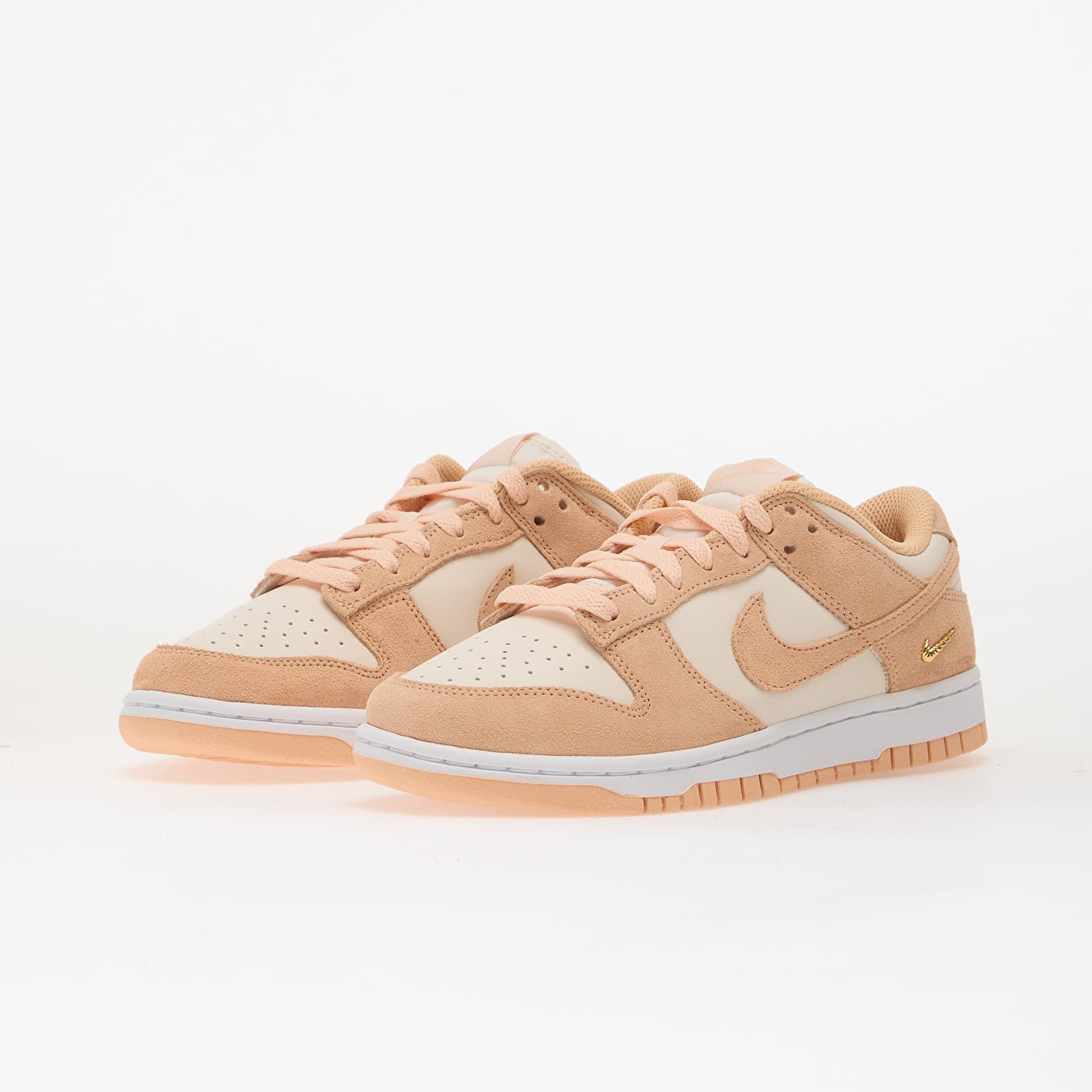 Ténis e sapatos de senhora Nike Dunk Low Suede Sunset Haze/ Sunset Haze-Chalk-White