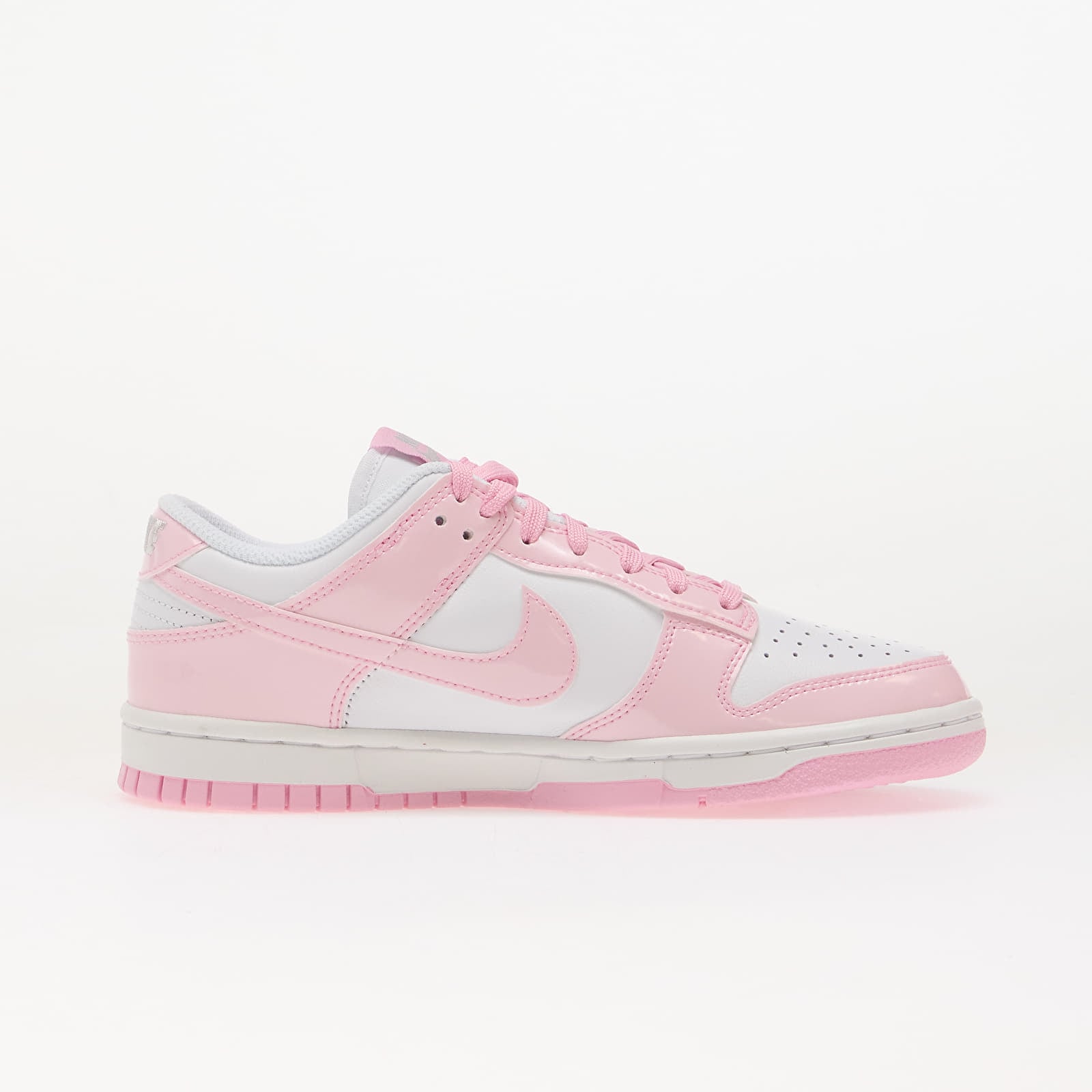 Scarpe donna Nike Dunk Low SE White/ Pink Rise-White-Metallic Silver