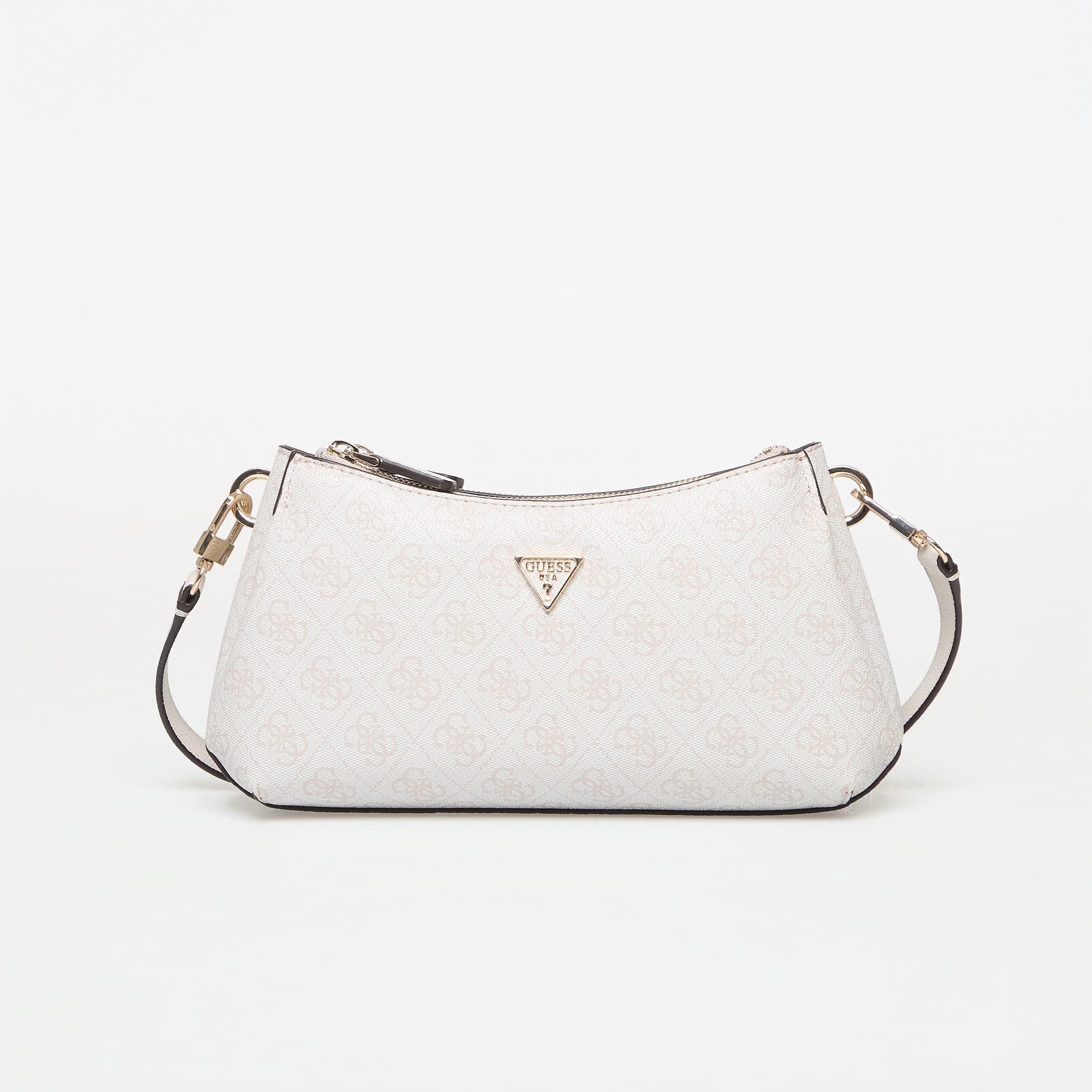 Guess Noelle Ii 3 Comp Shoulder Crossbody Μπεζ Universal