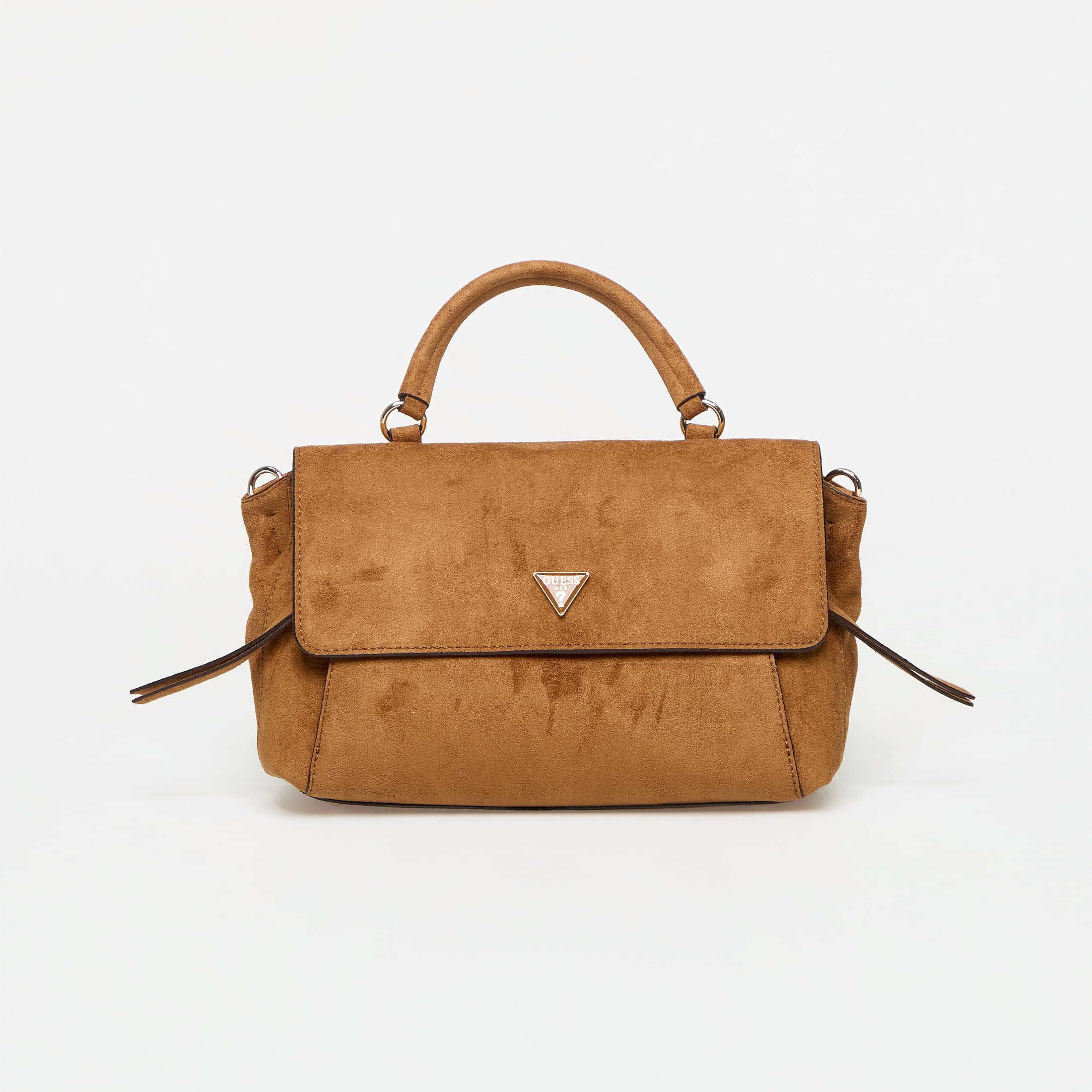 Guess Devon Top Handle Flap Brown Universal