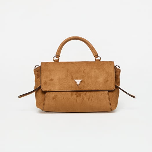 Kabelka Guess Devon Top Handle Flap Brown