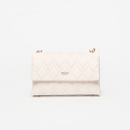 Kabelka Guess Maxine Flap Crossbody Off White