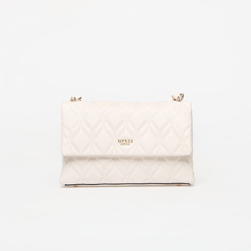 Guess Maxine Flap Crossbody Off White