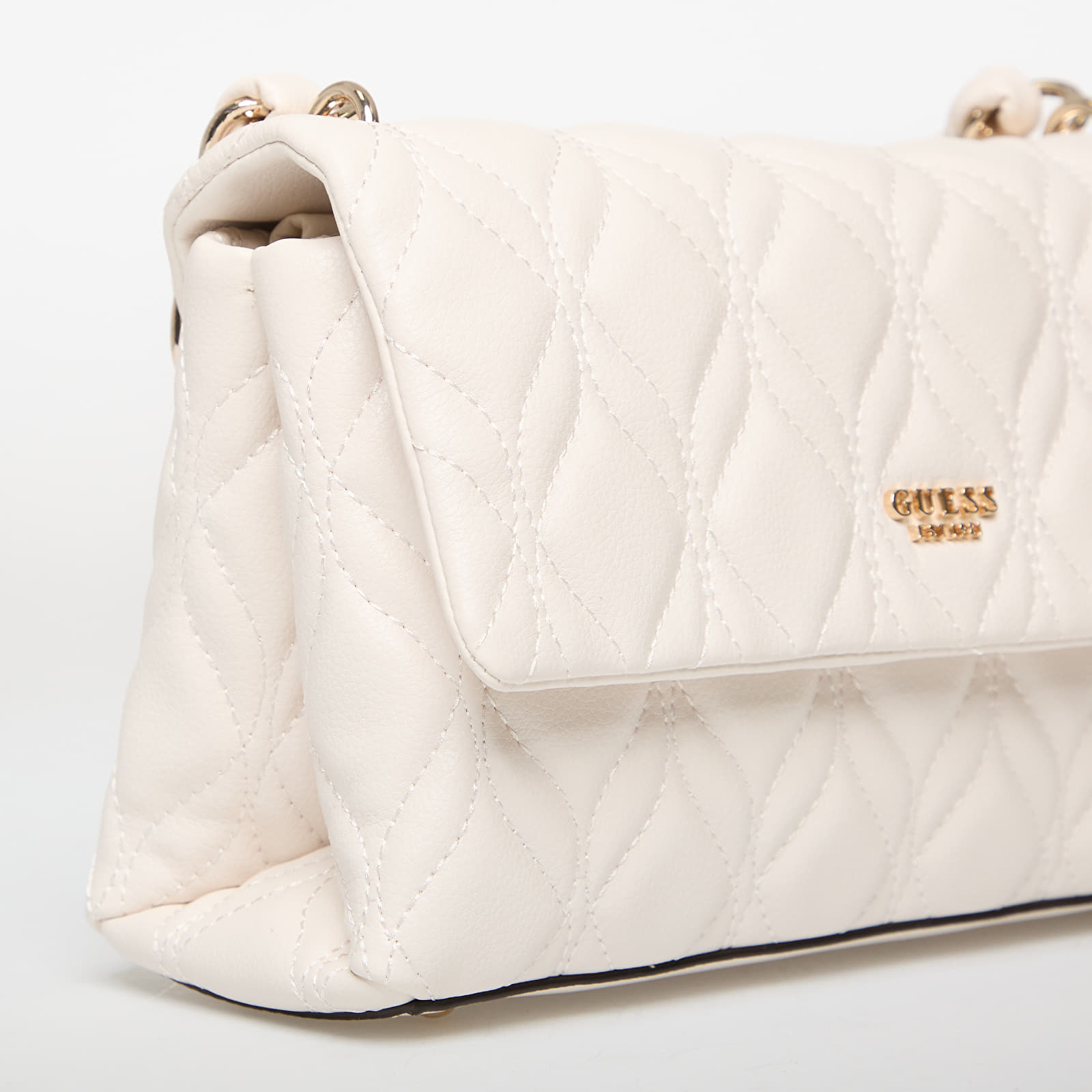 Rokassomas Guess Maxine Flap Crossbody Off White