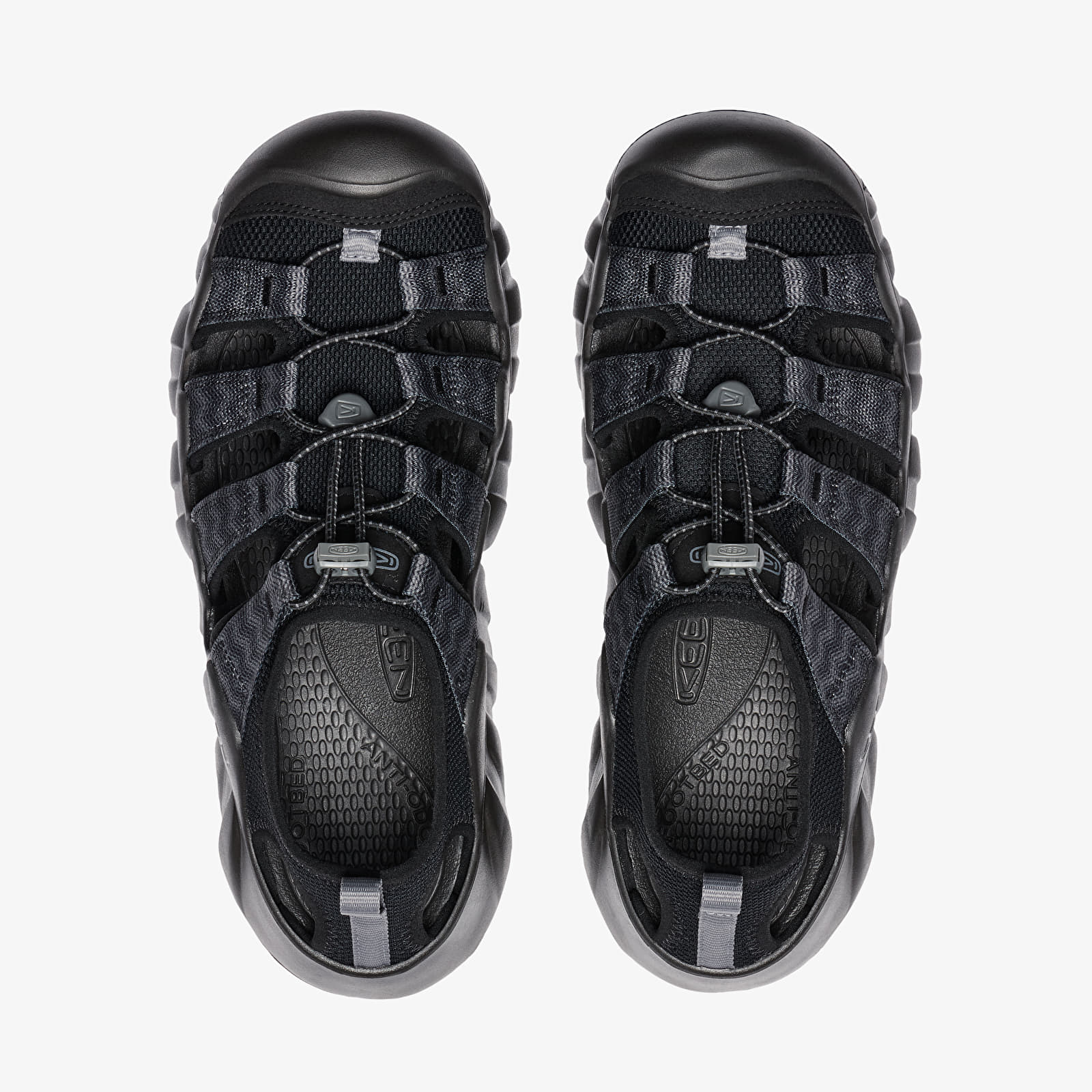 Pánske tenisky a topánky KEEN Hyperport H2 Black/ Steel Grey