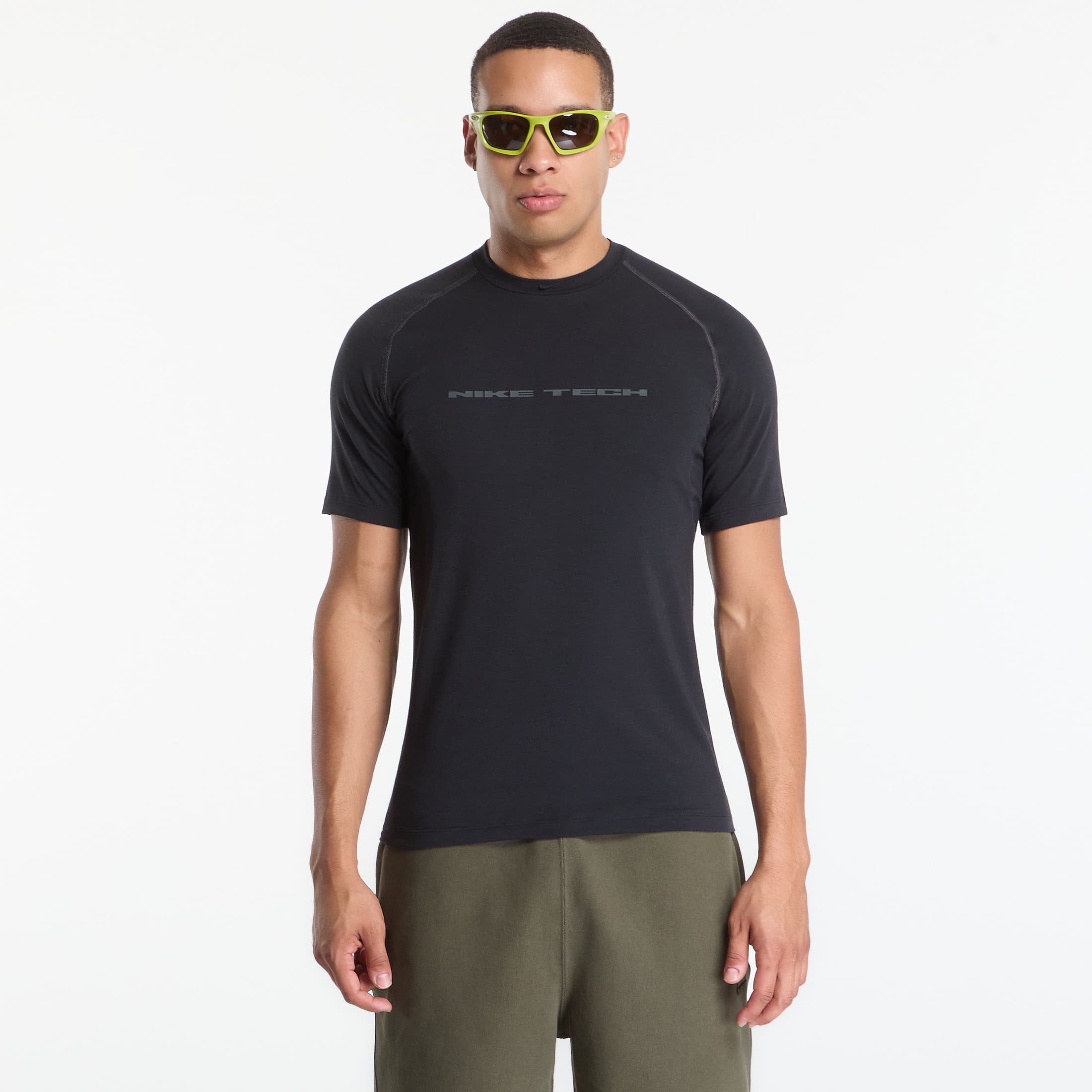 T-shirt Nike Tech Men's Dri-FIT Short-Sleeve Top Black/ Anthracite/ Black S