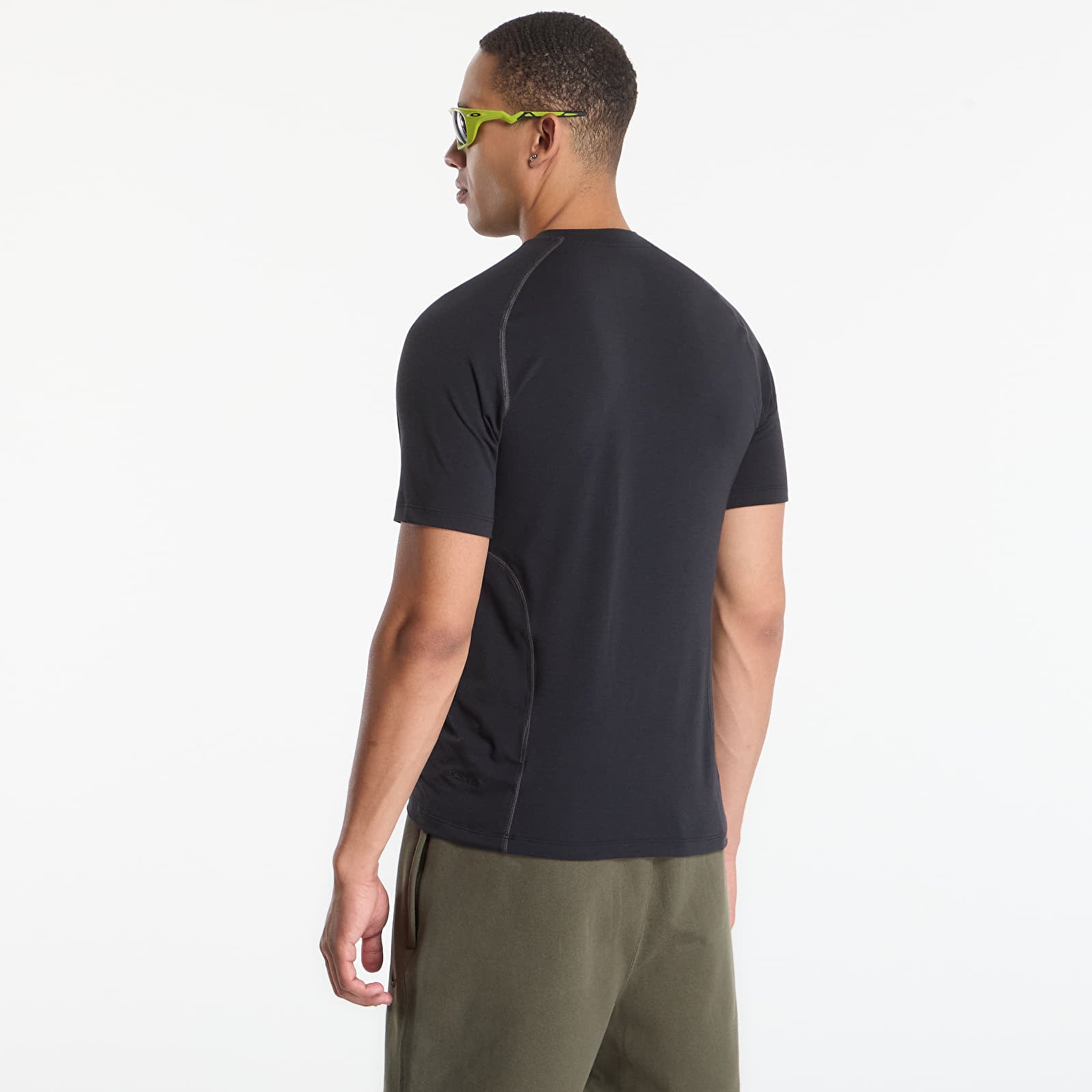 Men's tank tops Nike Tech Men's Dri-FIT Short-Sleeve Top Black/ Anthracite/ Black