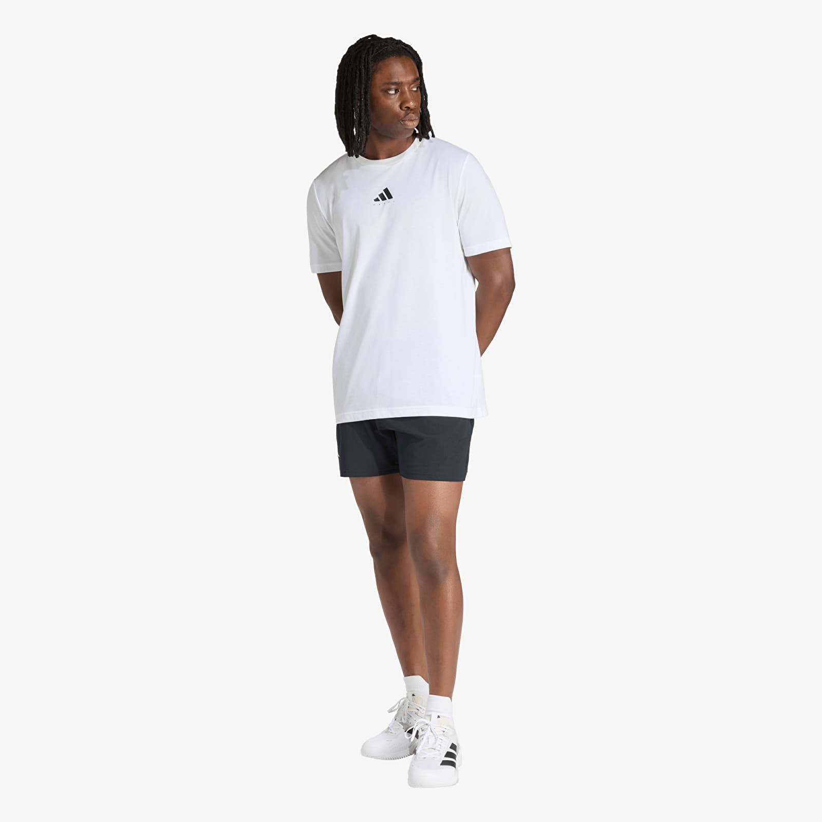 Pánske tričká adidas Padel Category Graphic T-shirt White