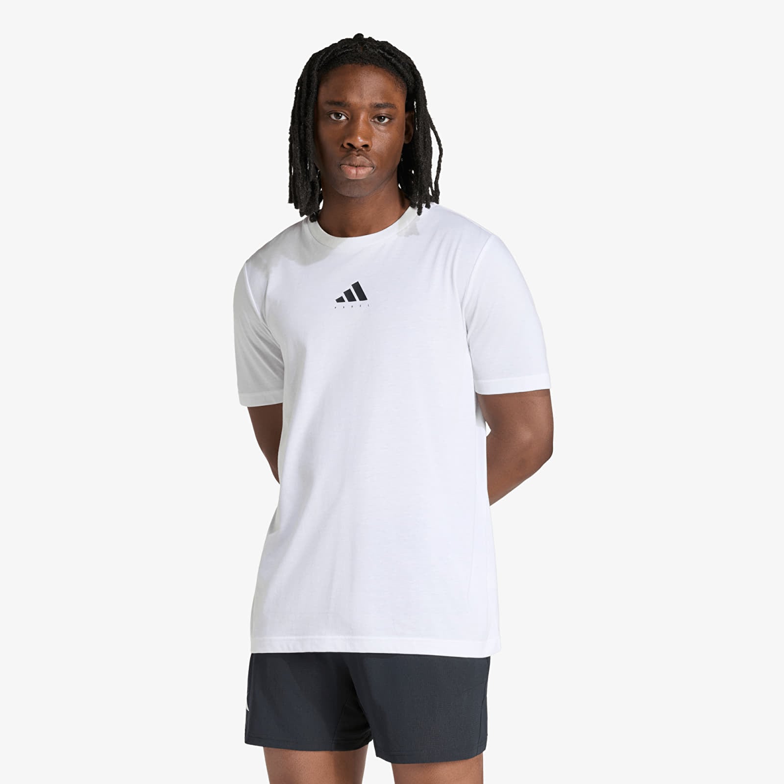 Pánske tričká adidas Padel Category Graphic T-shirt White
