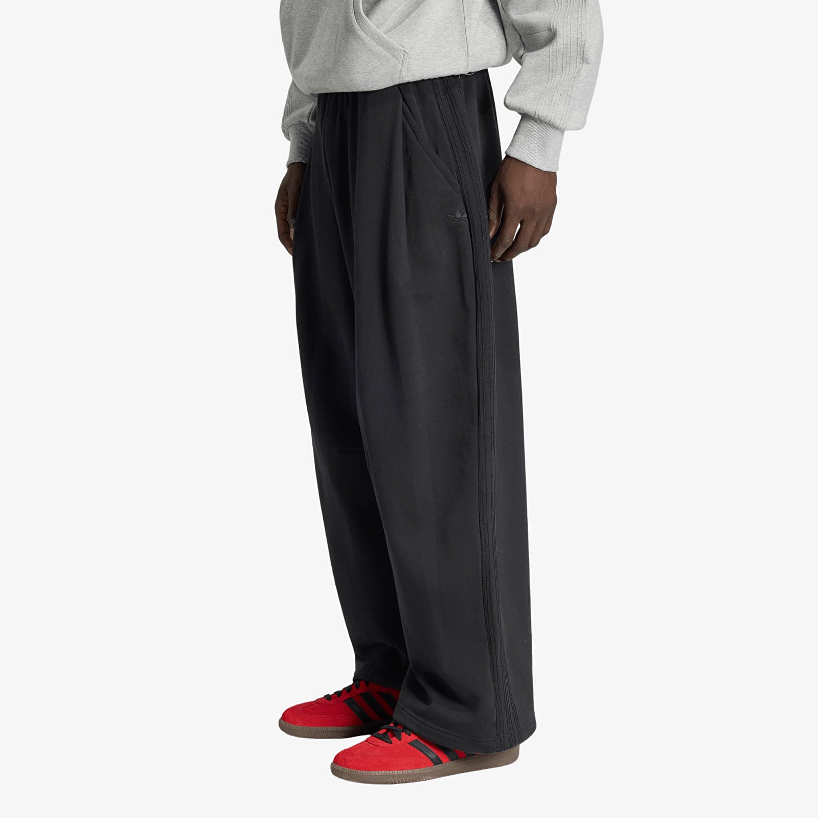 Pánske nohavice adidas Premium Essentials Open Wide Hem Pants Black
