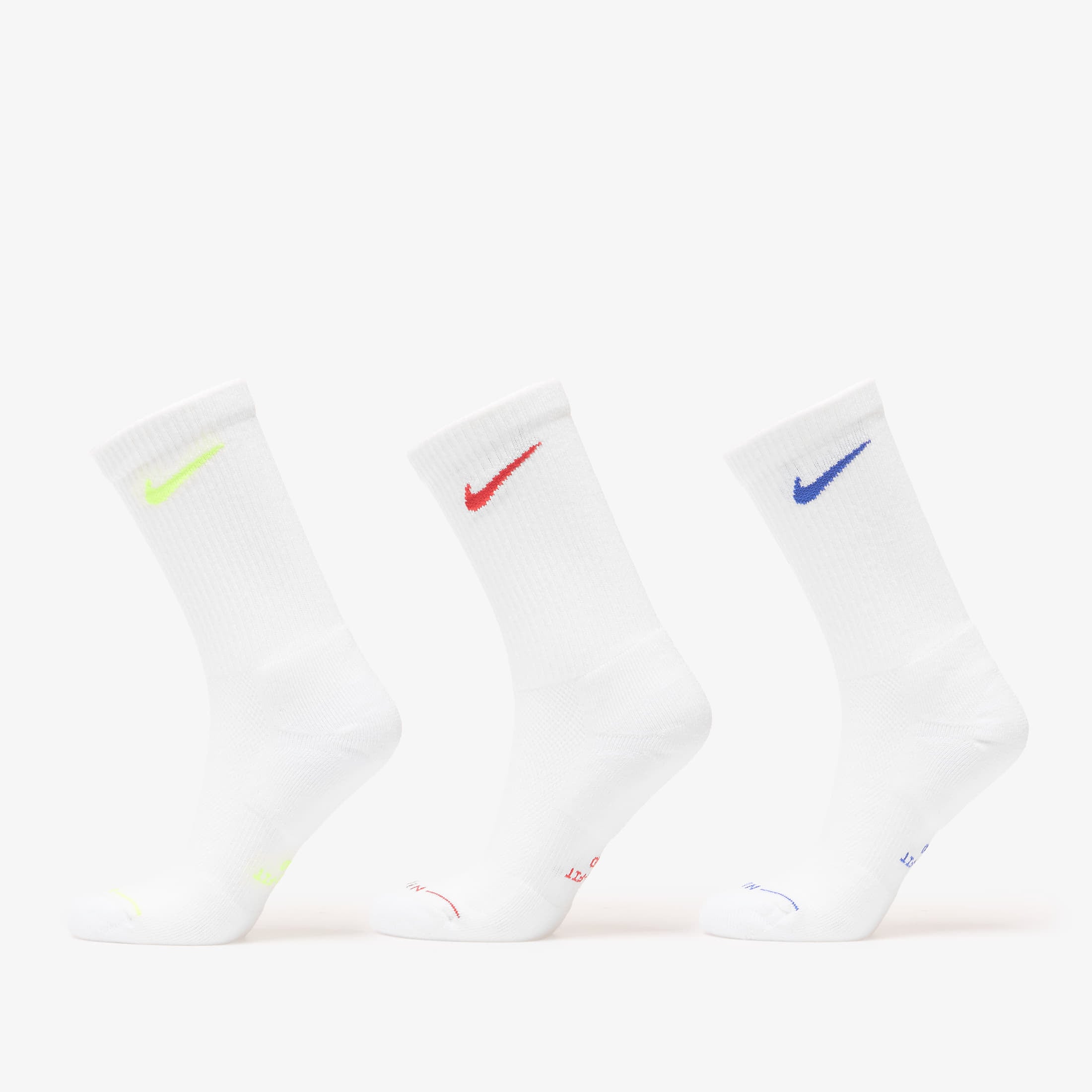 Nike Everyday Elevated Crew Socks 3-Pack Multi-Color XL