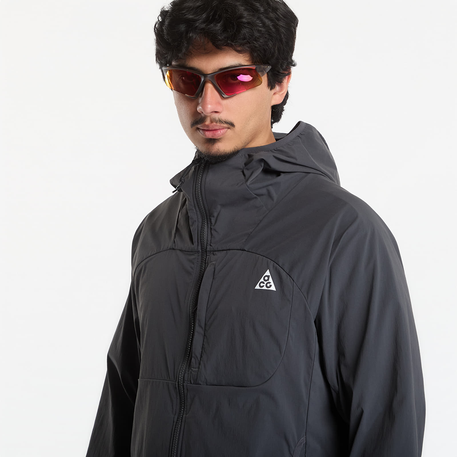 Herren-Windjacken Nike ACG "Five Towers" Men's UV Protection Jacket Anthracite/ Anthracite/ Summit White