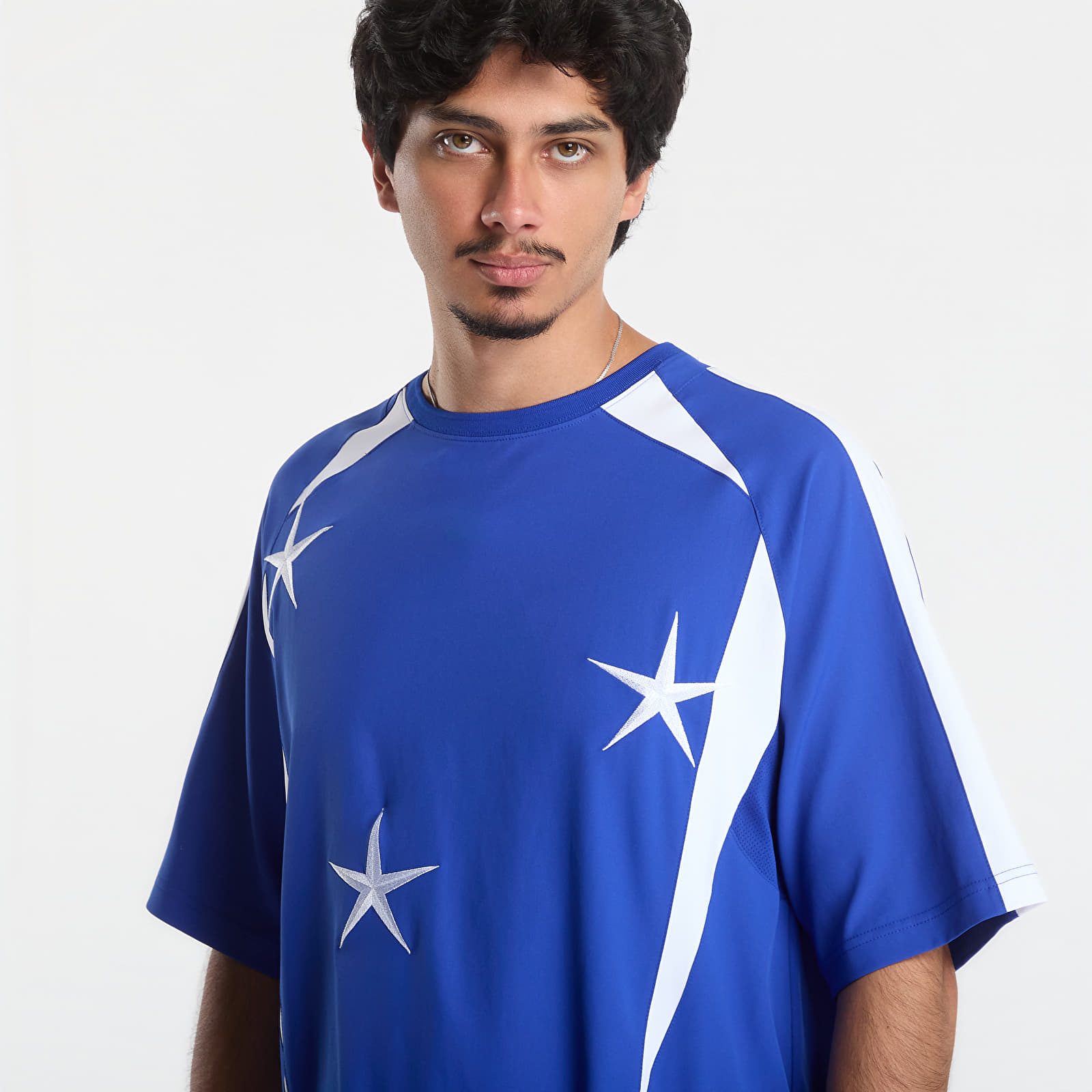 Tricouri pentru bărbați Nike "Your Message Here" Men's Soccer Jersey Old Royal/ White/ Safety Orange