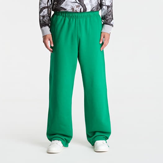Joggebukser Nike Solo Swoosh Men's Fleece Open-Hem Pants Court Green/ Court Green/ White