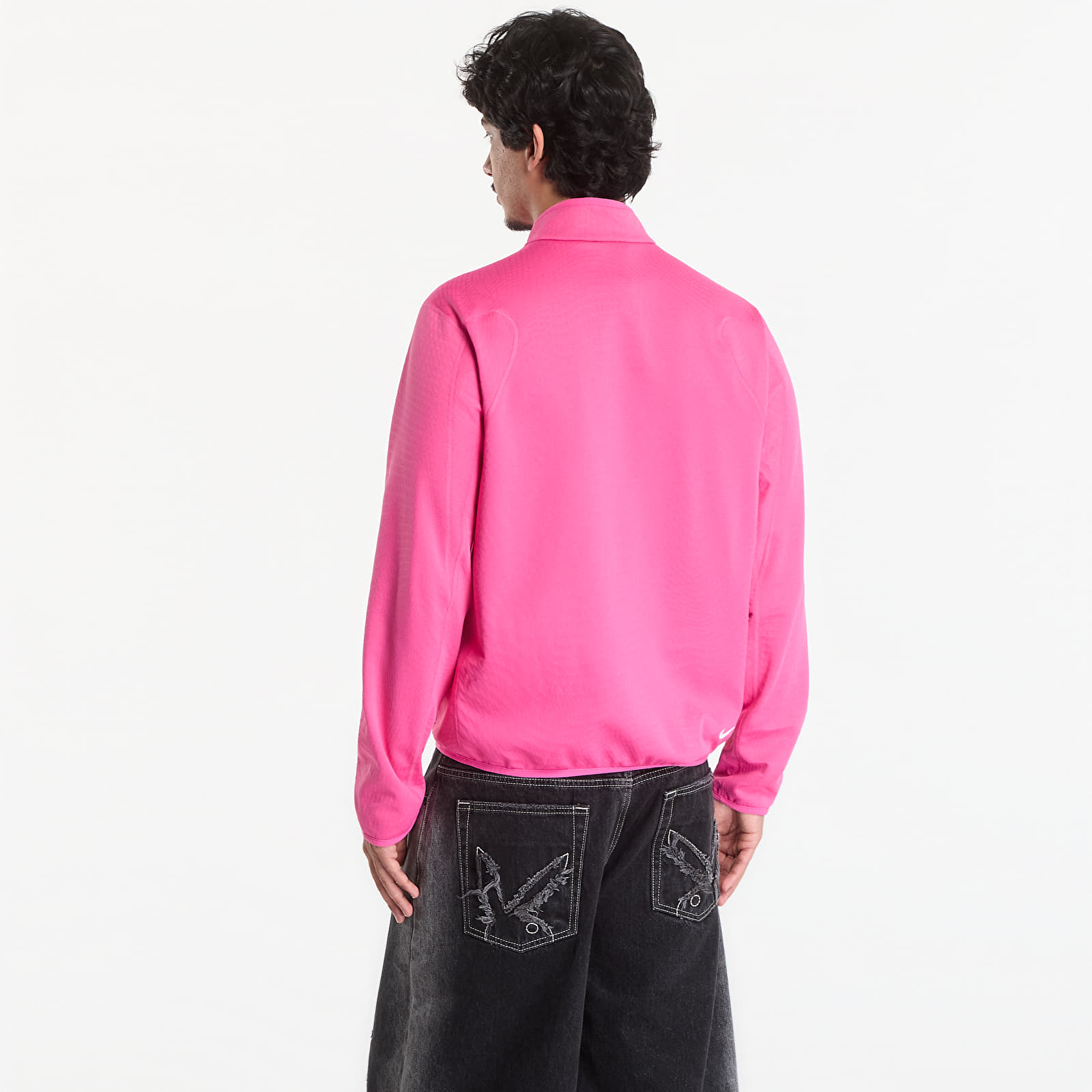 Sweats à capuche homme ACG "Wolf Grid" Men's Therma-FIT 1/2-Zip Hiking Top Desert Pink/ Summit White