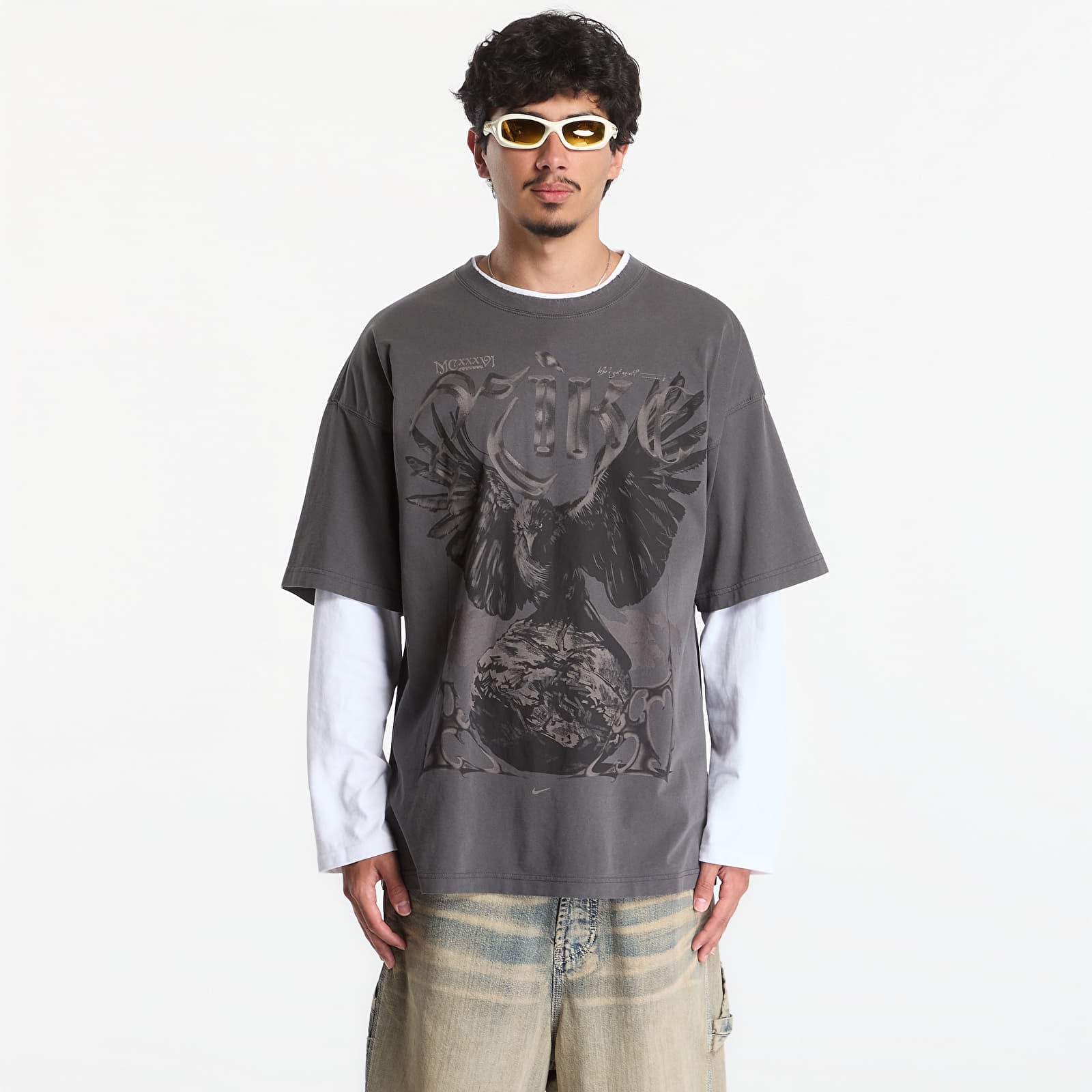 Мъжки тениски Nike Men's Basketball Oversized T-Shirt Black