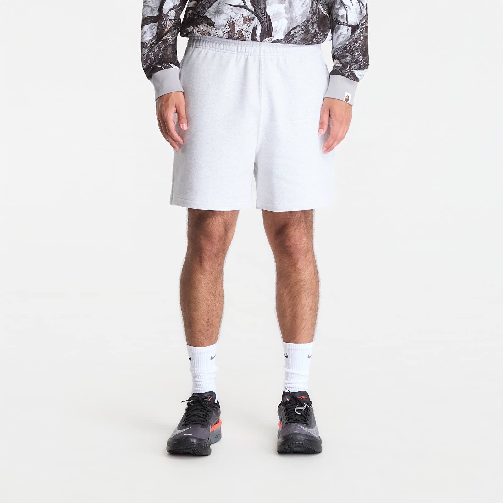 Pánske šortky Nike Men's Fleece Shorts Birch Heather