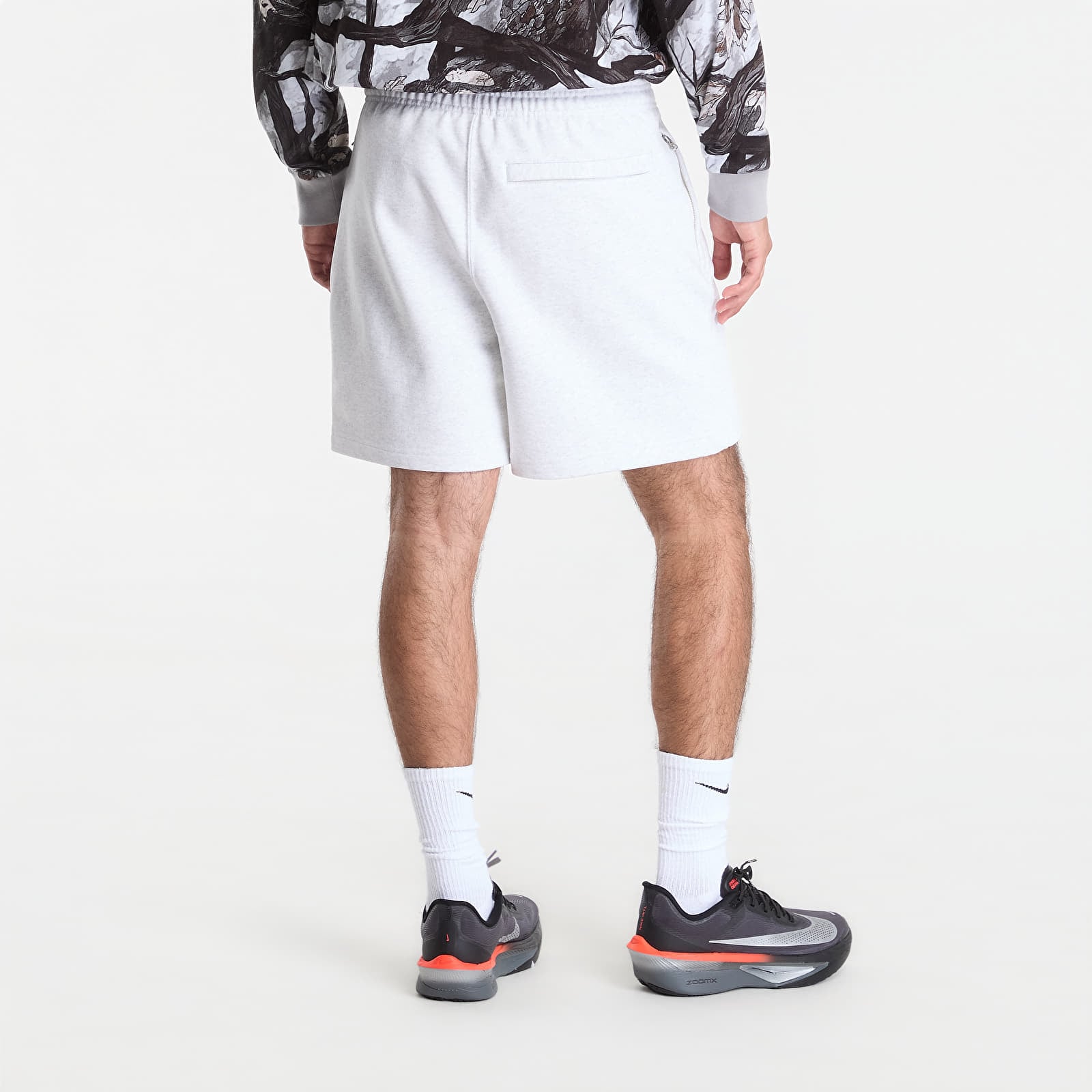 Pánske šortky Nike Men's Fleece Shorts Birch Heather