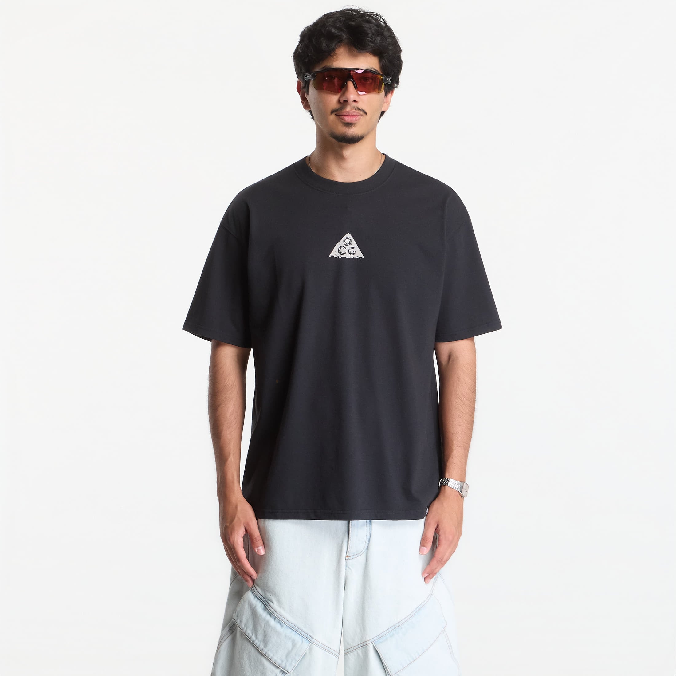 Тениска ACG Men's Dri-FIT T-Shirt Black/ Lt Orewood Brn S