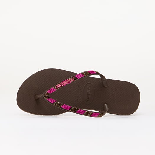 Havaianas Slim Glow Dark Brown