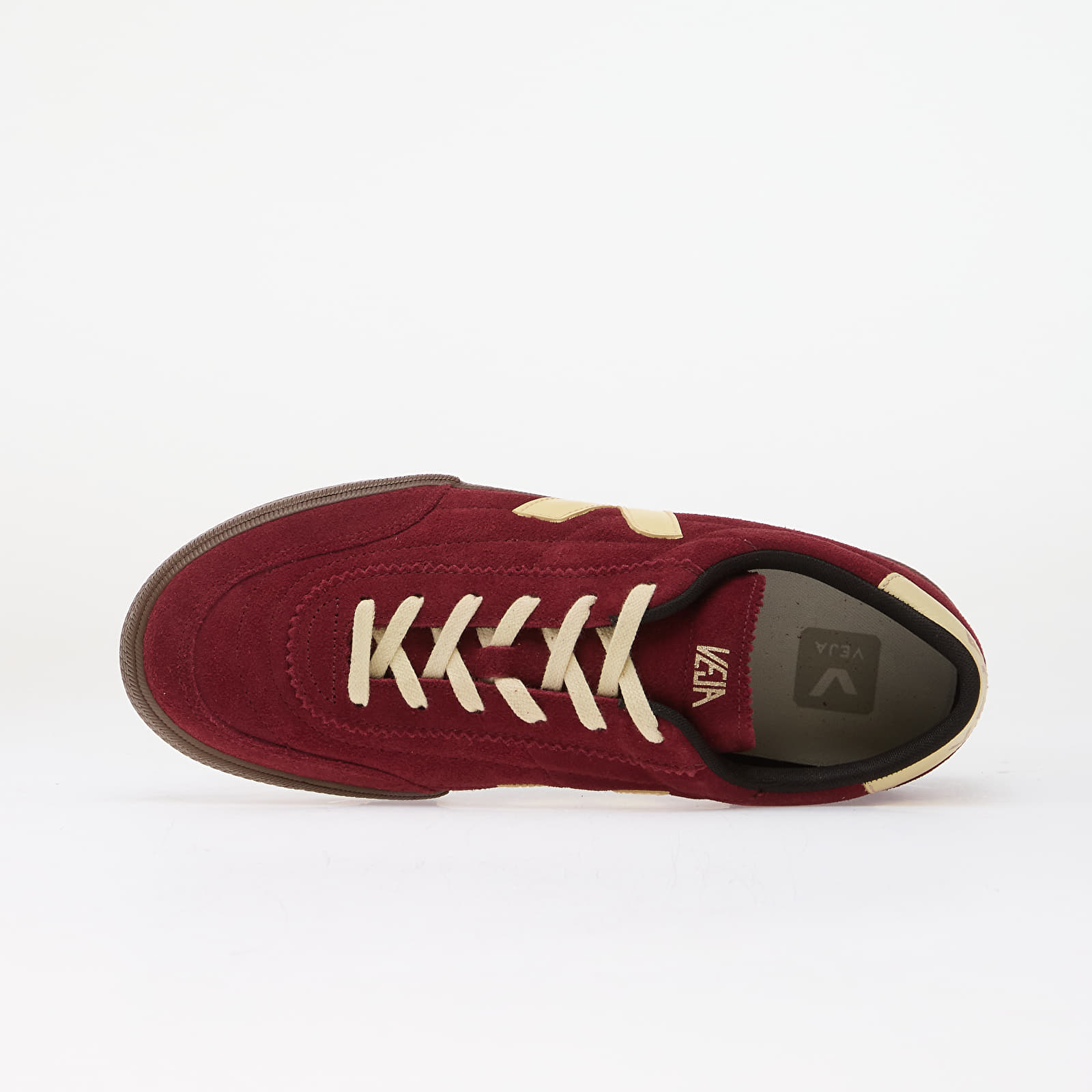 Men's sneakers and shoes Veja Panenka Suede Grenat/ Sun/ Bark