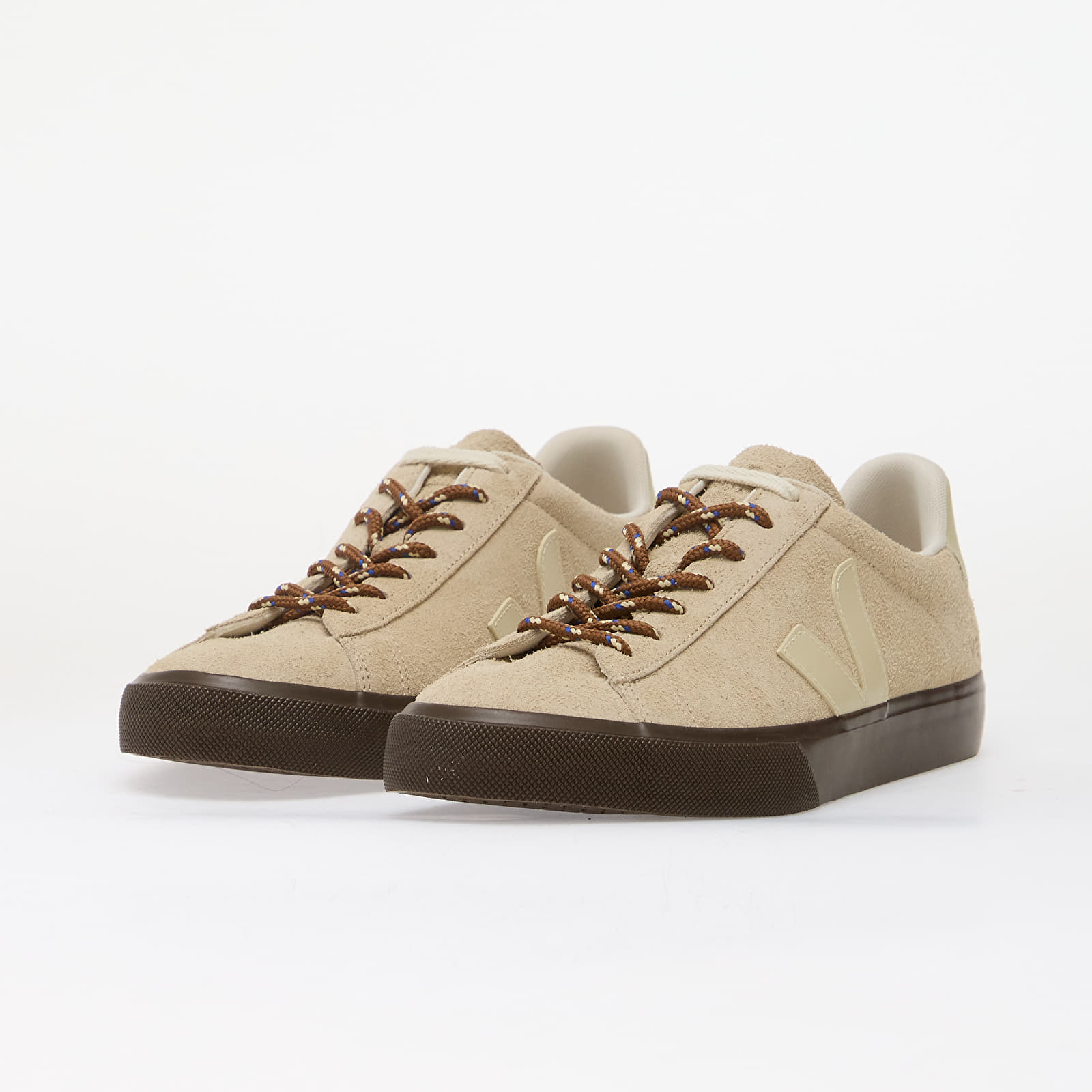 Men's sneakers and shoes Veja Campo Hairy Suede Almond/ Pierre