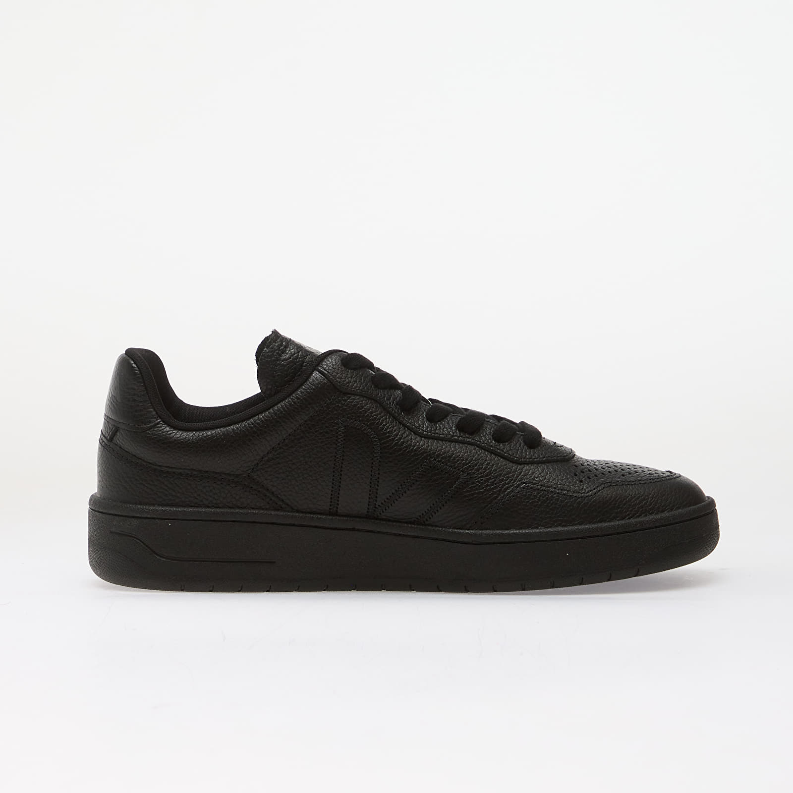 Мужская обувь Veja V-90 Zz Grained Oil Leath Full-Black