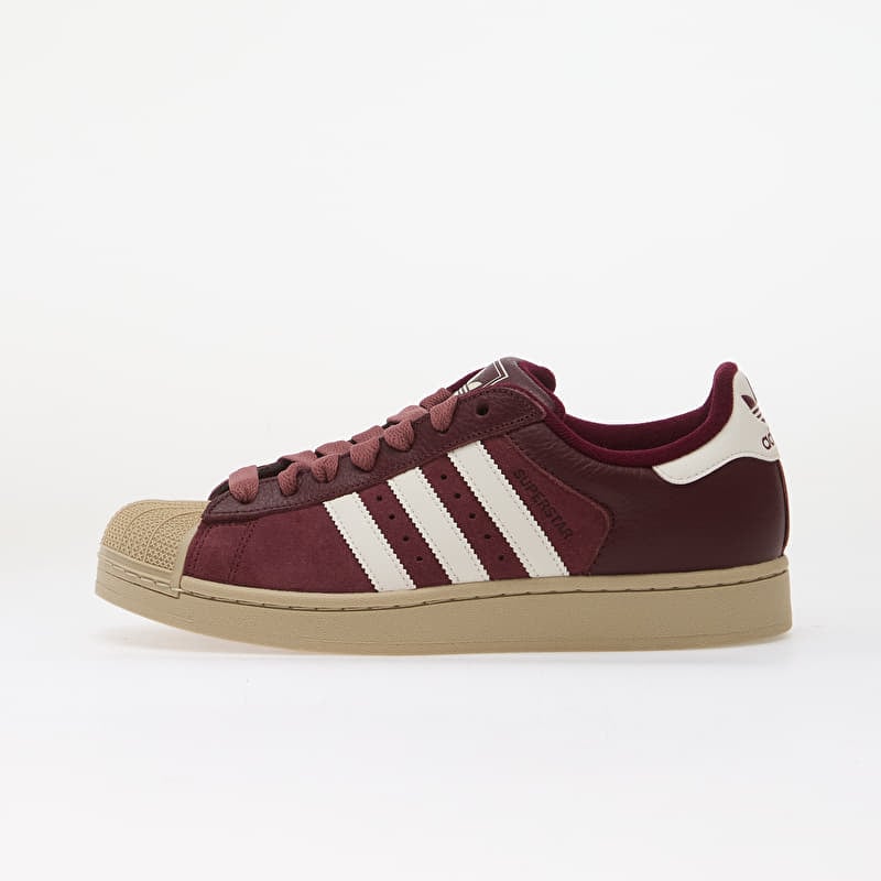 adidas Superstar Ii Maroon/ Core White/ Khaki Three